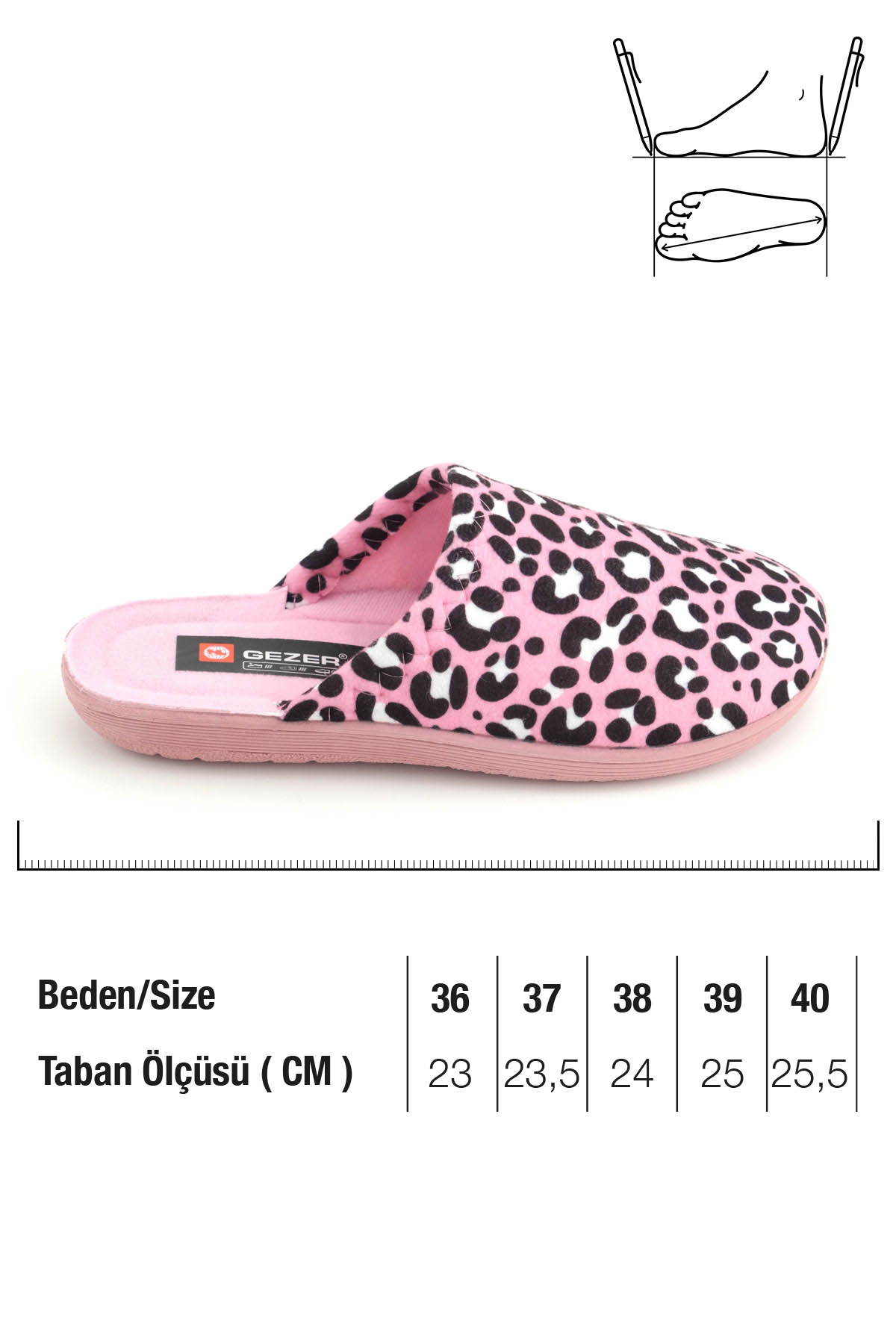 Kadın Kışlık Rahat Taban Ev Bahçe Terlik - Görsel 3