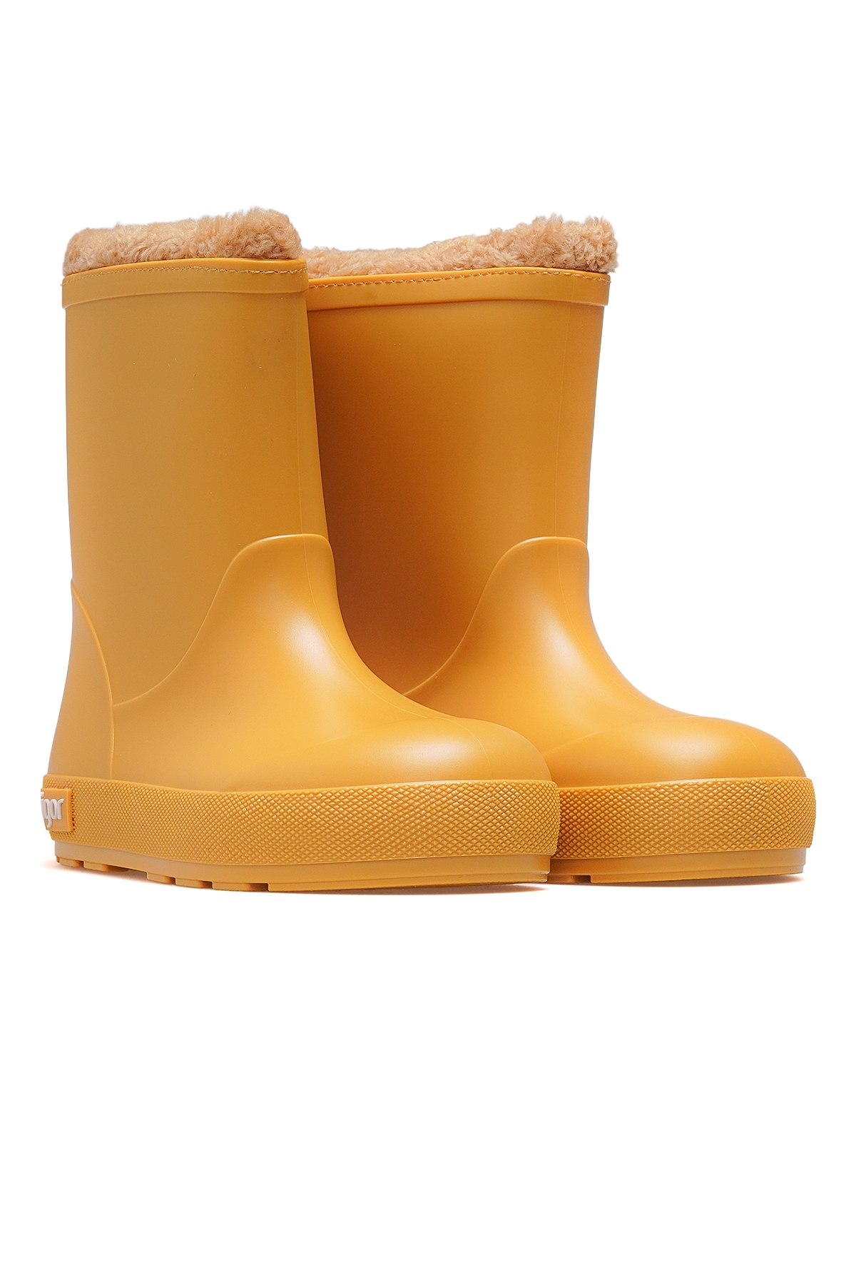 Yogi Borreguito Unisex Çocuk Kürklü Su Geçirmez Çizme 25k W10306 Sarı - Görsel 6