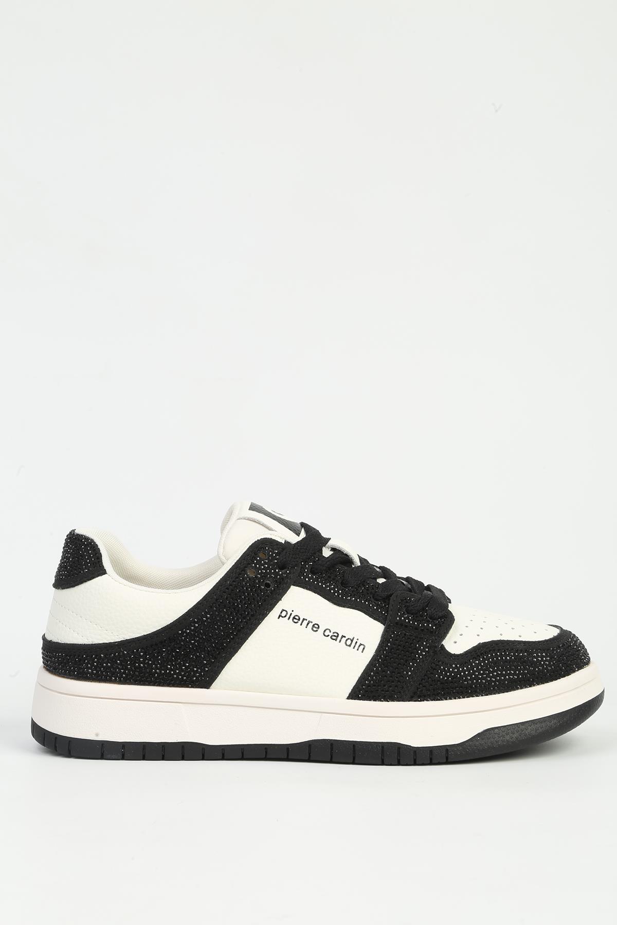 Siyah Beyaz Kadın Spor Ayakkabı İTHAL PCI-11505 - Görsel 2