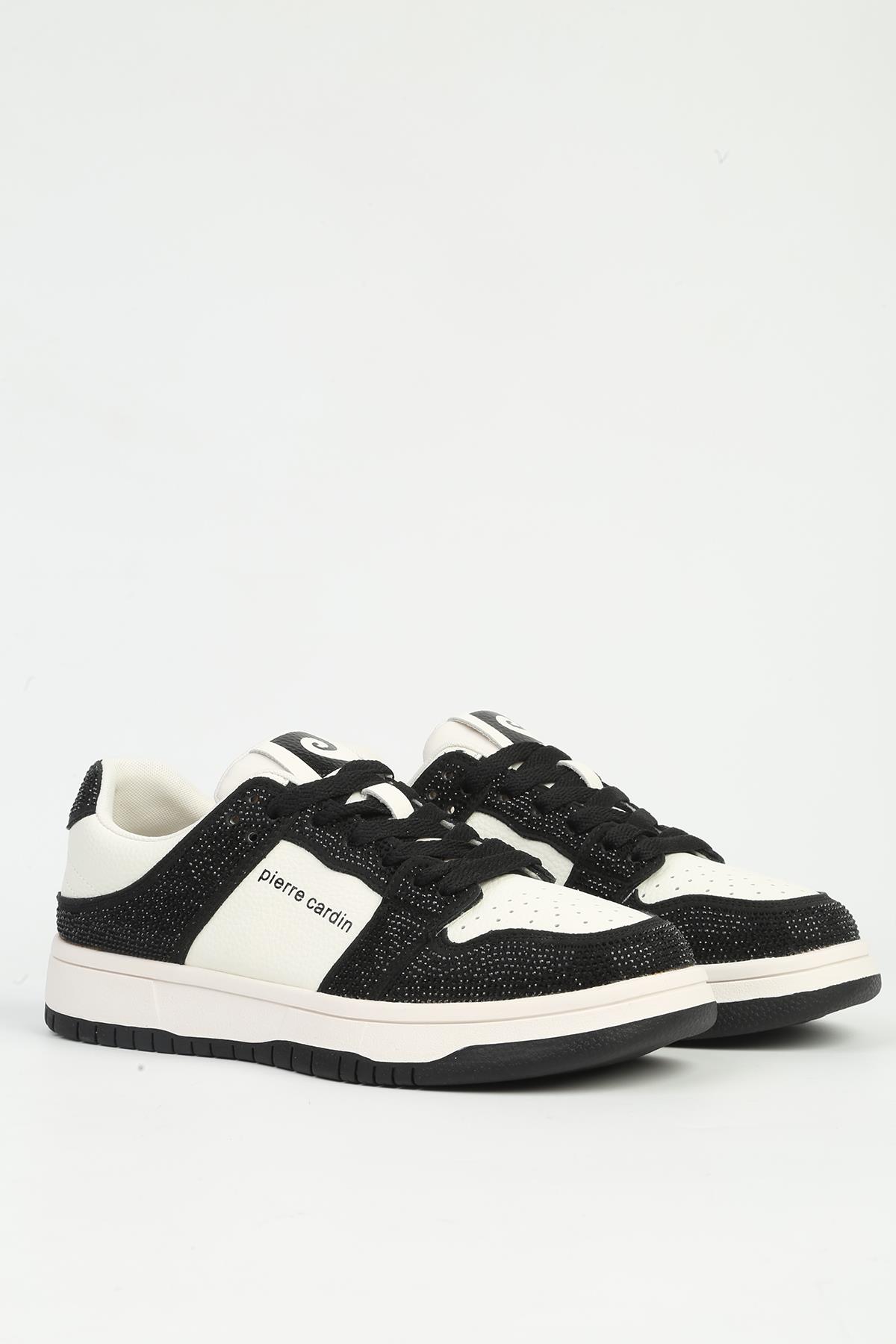 Siyah Beyaz Kadın Spor Ayakkabı İTHAL PCI-11505 - Görsel 3