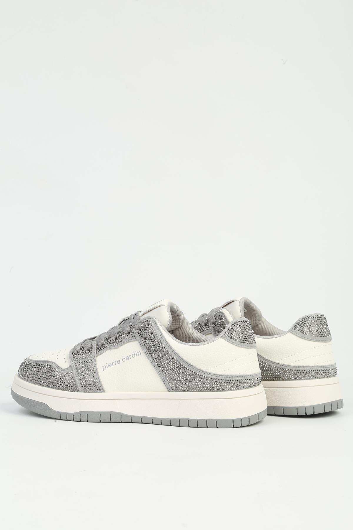 Beyaz Füme Kadın Spor Ayakkabı İTHAL PCI-11505 - Görsel 5