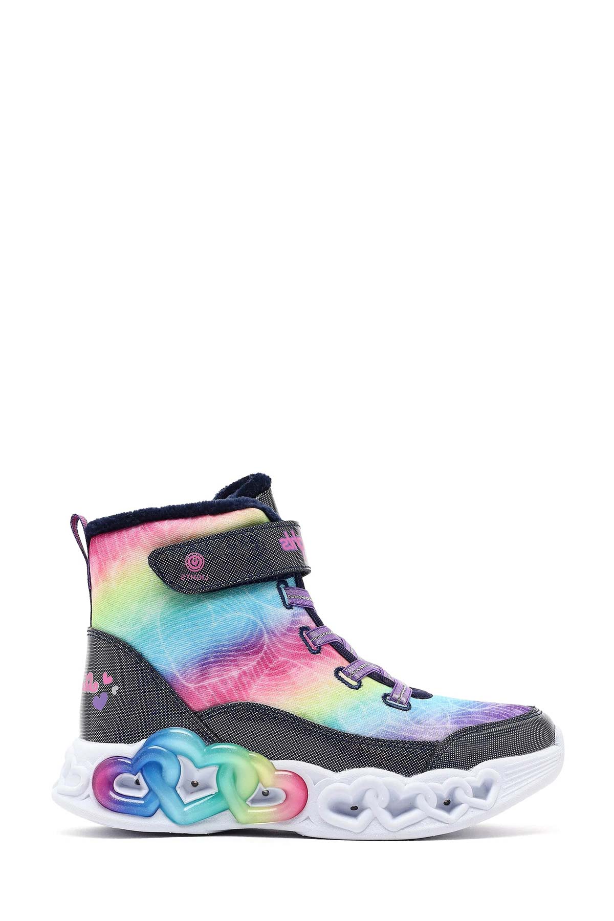 Skechers INFINITE HEART LIGHTS Lacivert Kız Çocuk Outdoor Bot - Görsel 2