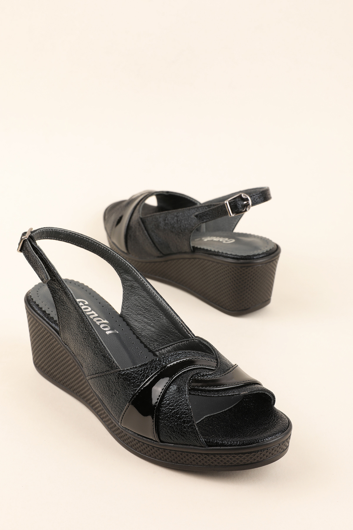 Gondol İçi Deri Sandalet mikay.2013 - Görsel 2