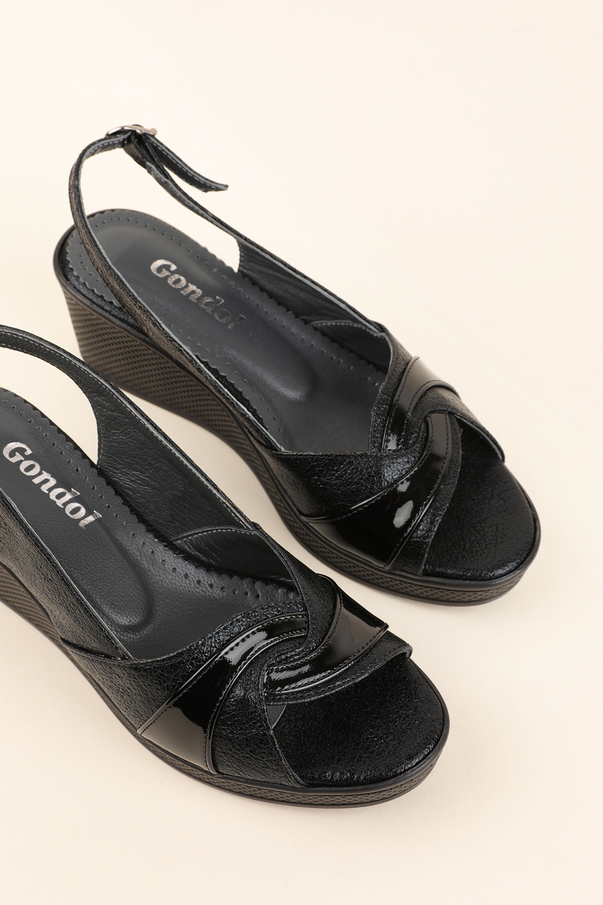 Gondol İçi Deri Sandalet mikay.2013 - Görsel 3