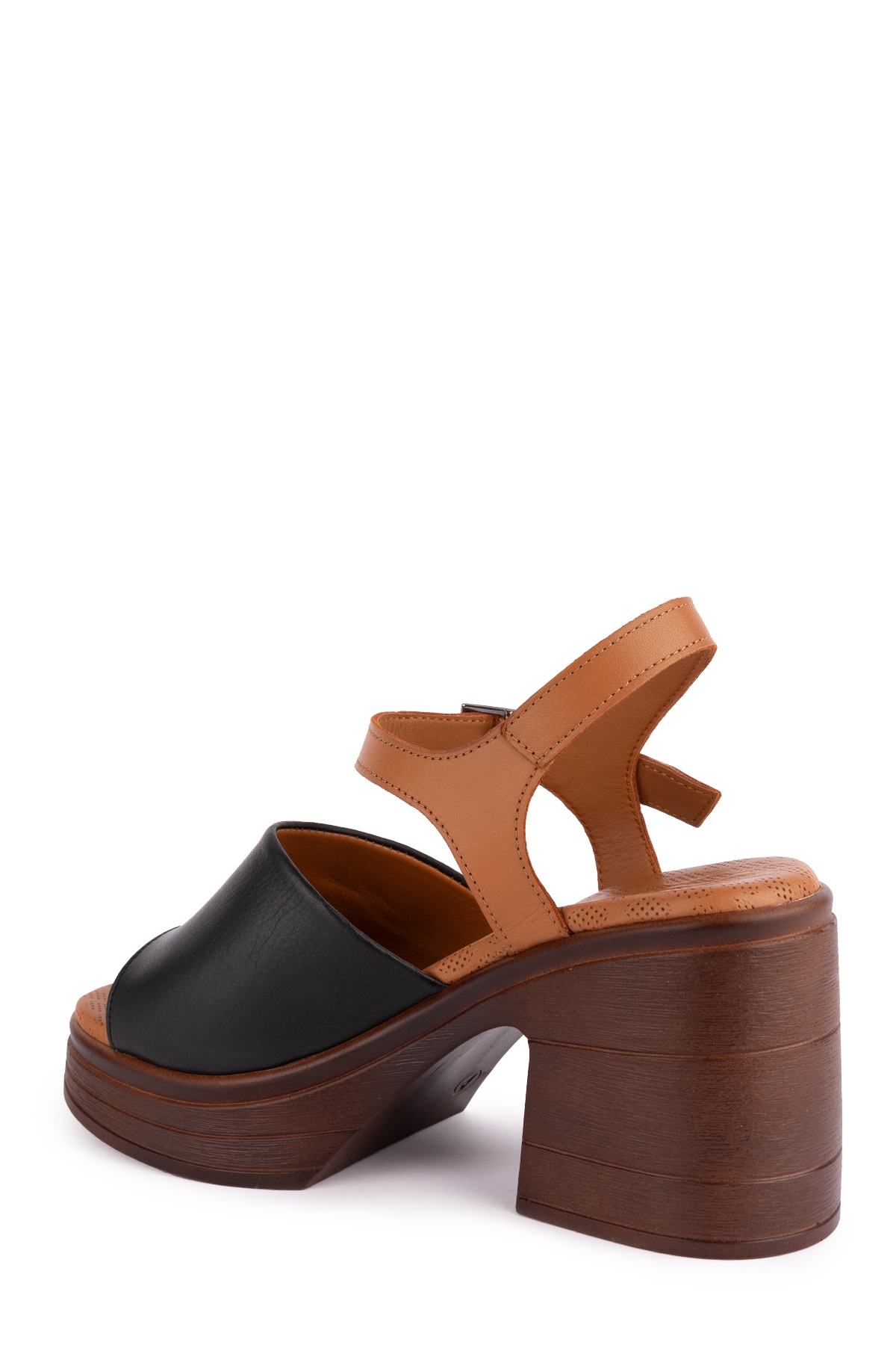 Gondol Kadın Hakiki Deri Platform Topuklu Sandalet msa.34 - Görsel 6