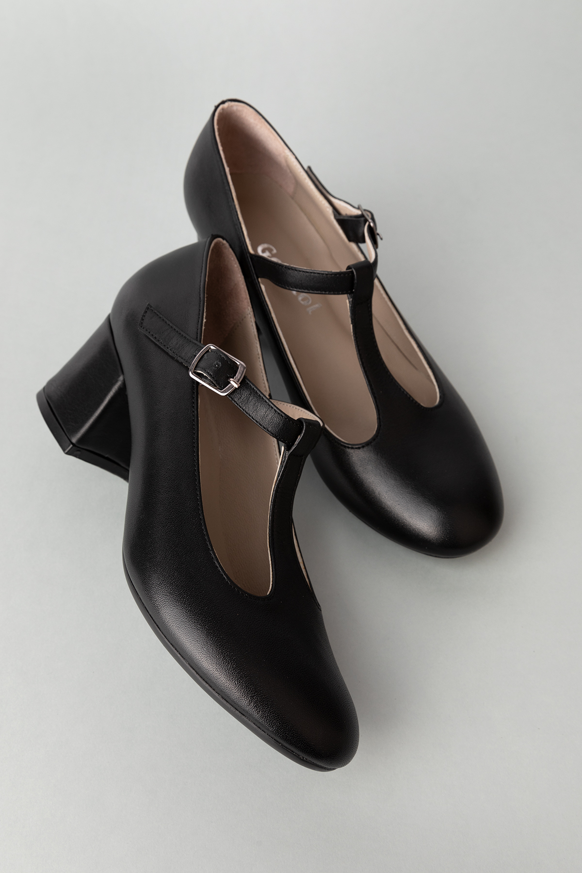 Gondol Hakiki Deri Orta Boy Topuklu Ayakkabı vdt.20 - Görsel 6