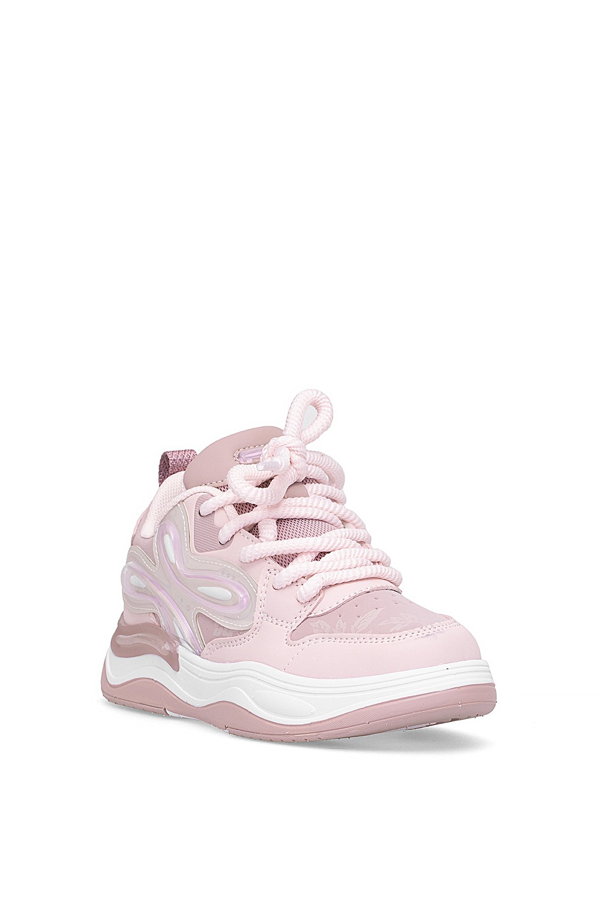 FK25-1990 Filet Kız Çocuk Yürüyüş Ayakkabısı Pudra - Görsel 3