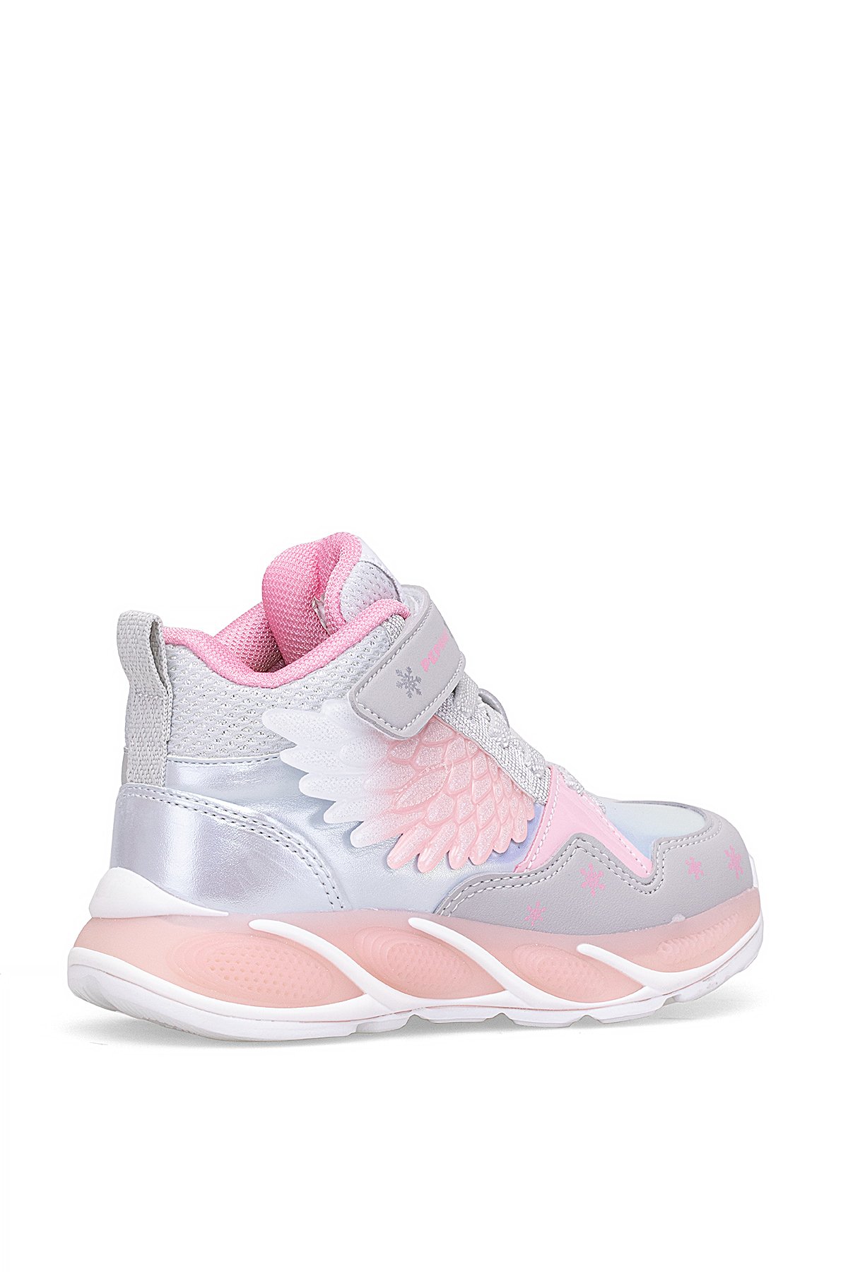 FK25-2040 Filet Kız Çocuk Sneaker Bot Gümüş - Görsel 5