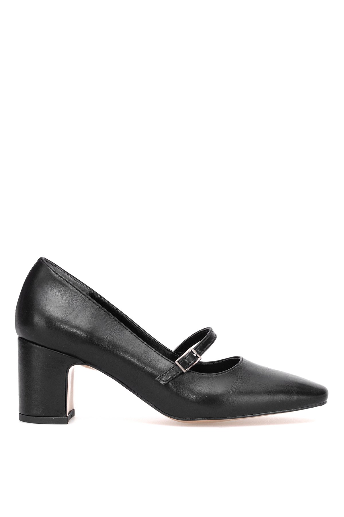 Elit PM207 K1 Kadın Klasik Topuklu Ayakkabı Siyah - Görsel 2