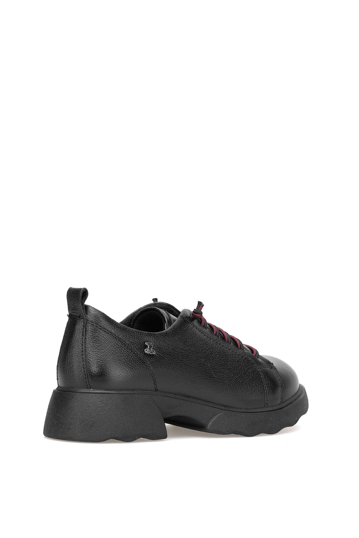 2553801K Kadın Hakiki Deri Casual Ayakkabı Siyah - Görsel 5