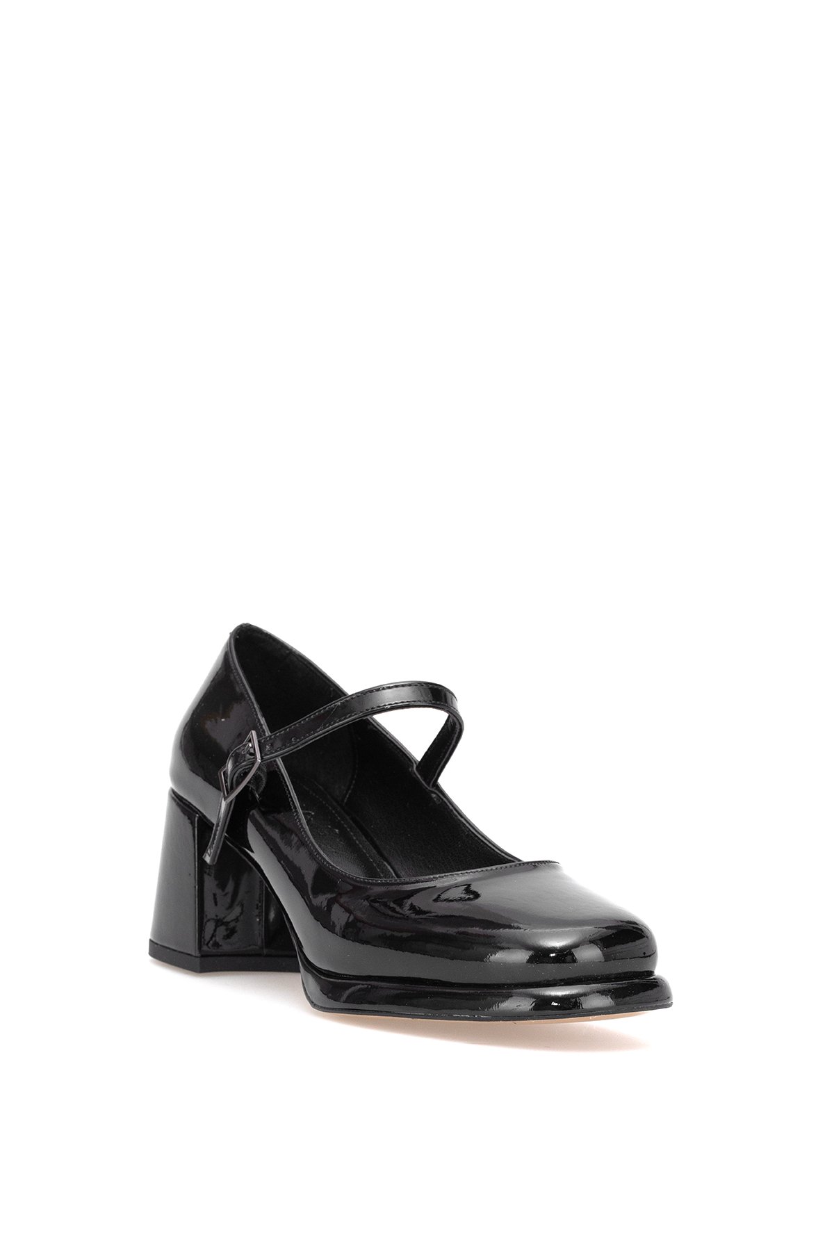 Elit PM559 K100 Kadın Klasik Topuklu Ayakkabı Siyah - Görsel 3