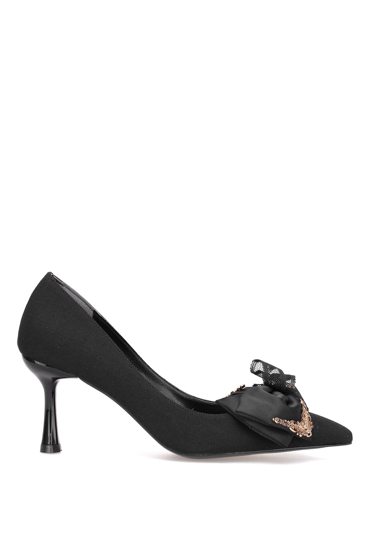 Elit PM492 K1726 Kadın Klasik Topuklu Ayakkabı Siyah - Görsel 2