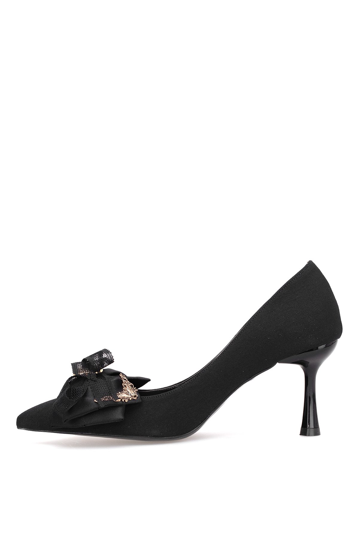Elit PM492 K1726 Kadın Klasik Topuklu Ayakkabı Siyah - Görsel 4