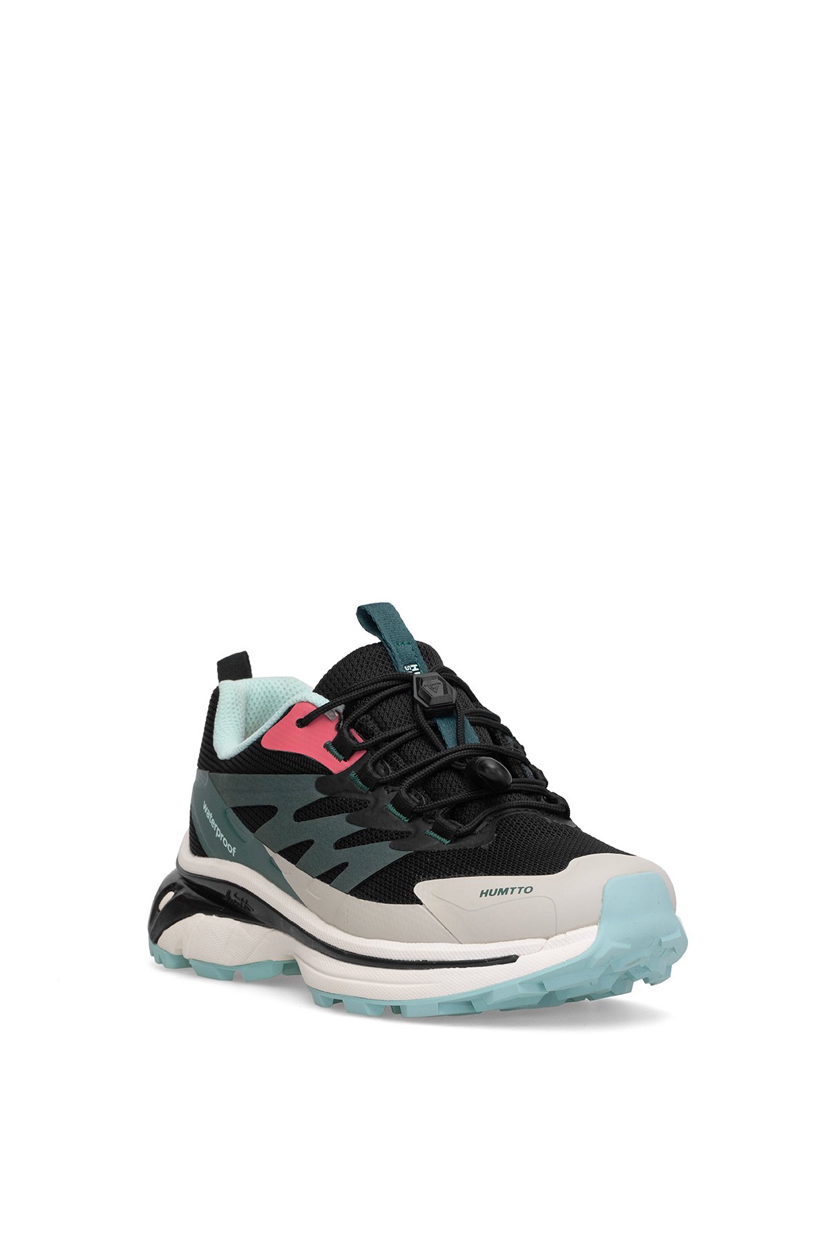 850082B Kadın Waterproof Outdoor Ayakkabı Siyah - Yeşil - Görsel 3