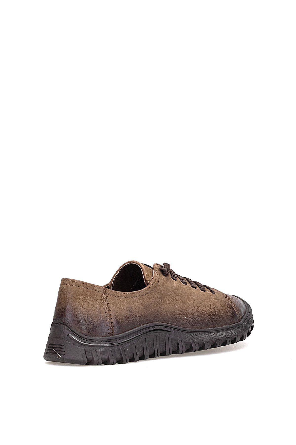 2413532K Kadın Hakiki Deri Casual Ayakkabı Vizon - Görsel 5