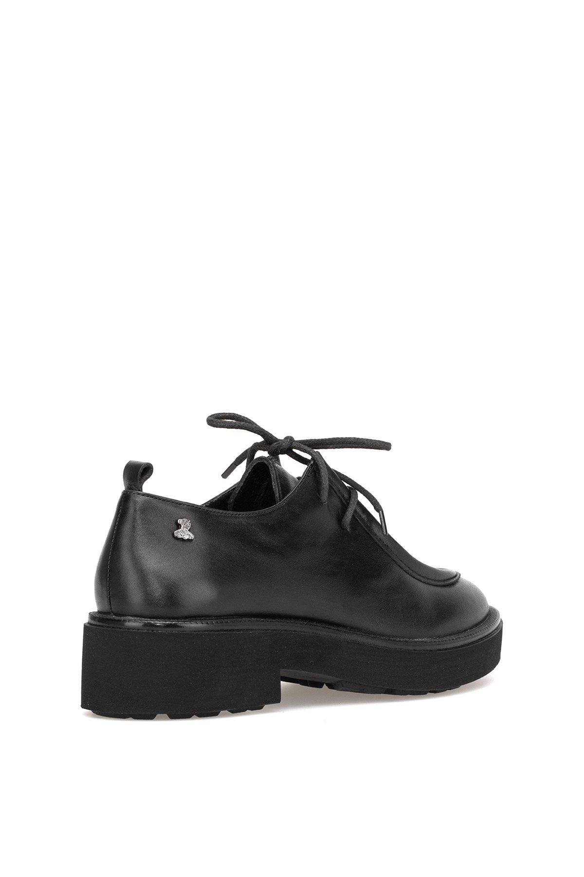 2411550K Kadın Hakiki Deri Casual Ayakkabı Siyah - Görsel 5