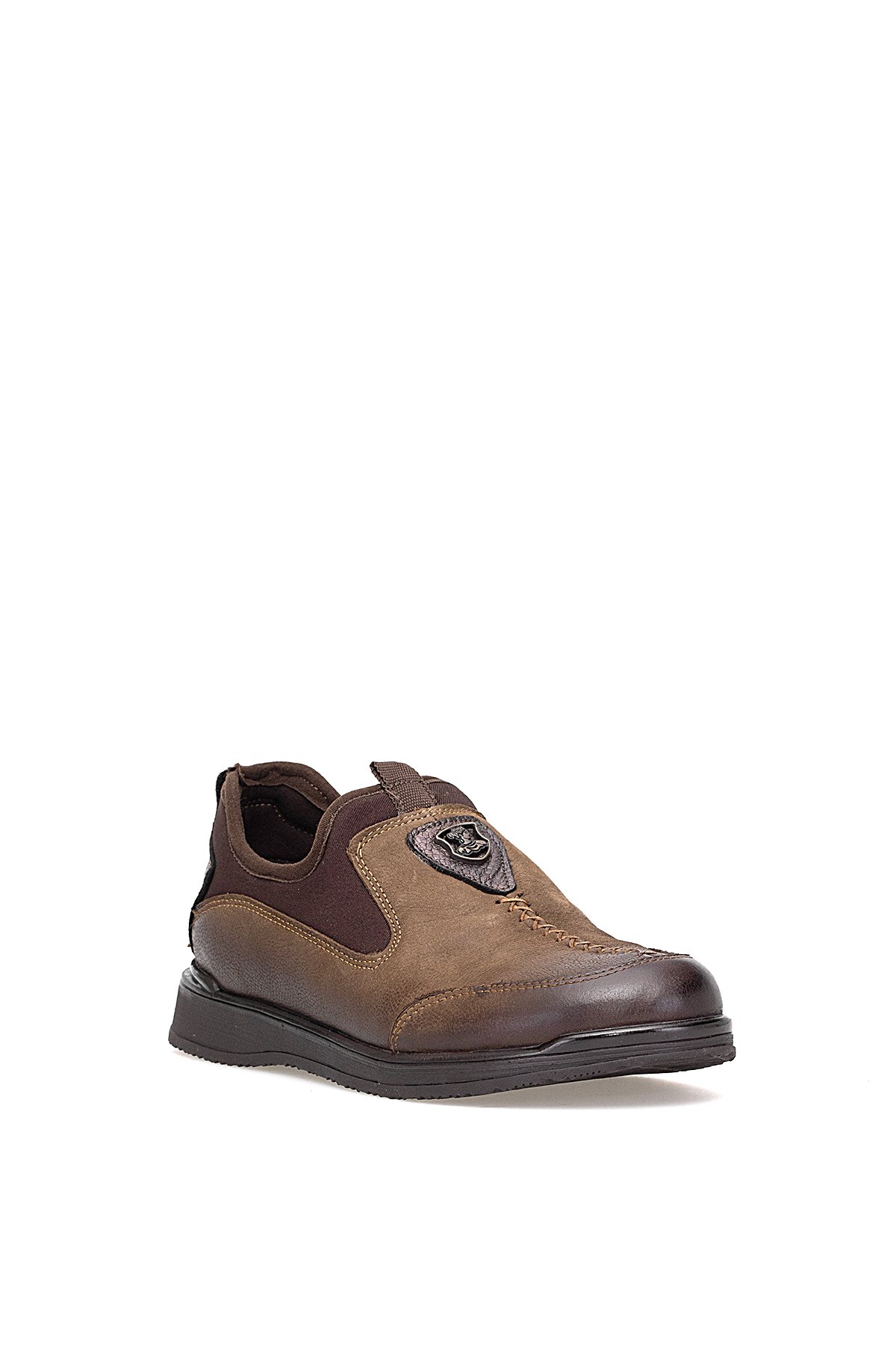 2250906K Kadın Hakiki Deri Casual Ayakkabı Vizon - Görsel 3