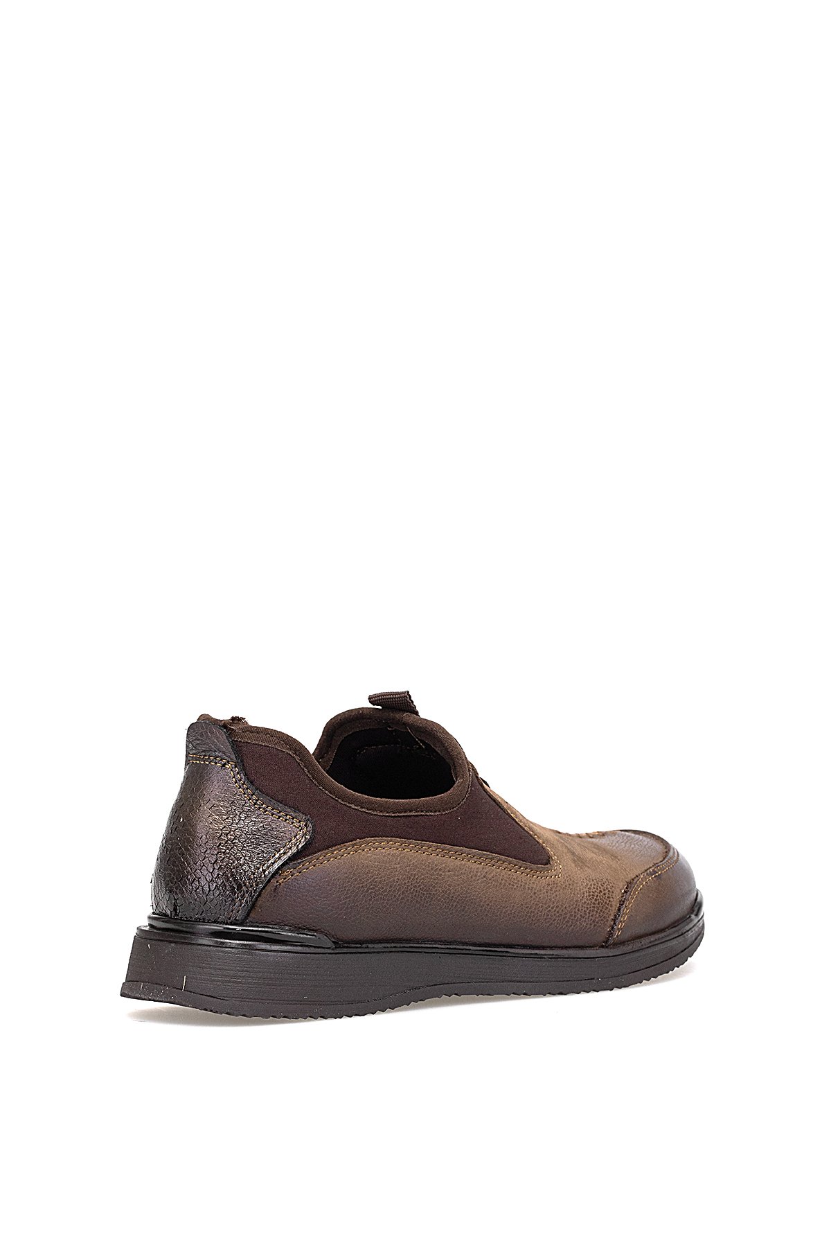 2250906K Kadın Hakiki Deri Casual Ayakkabı Vizon - Görsel 5