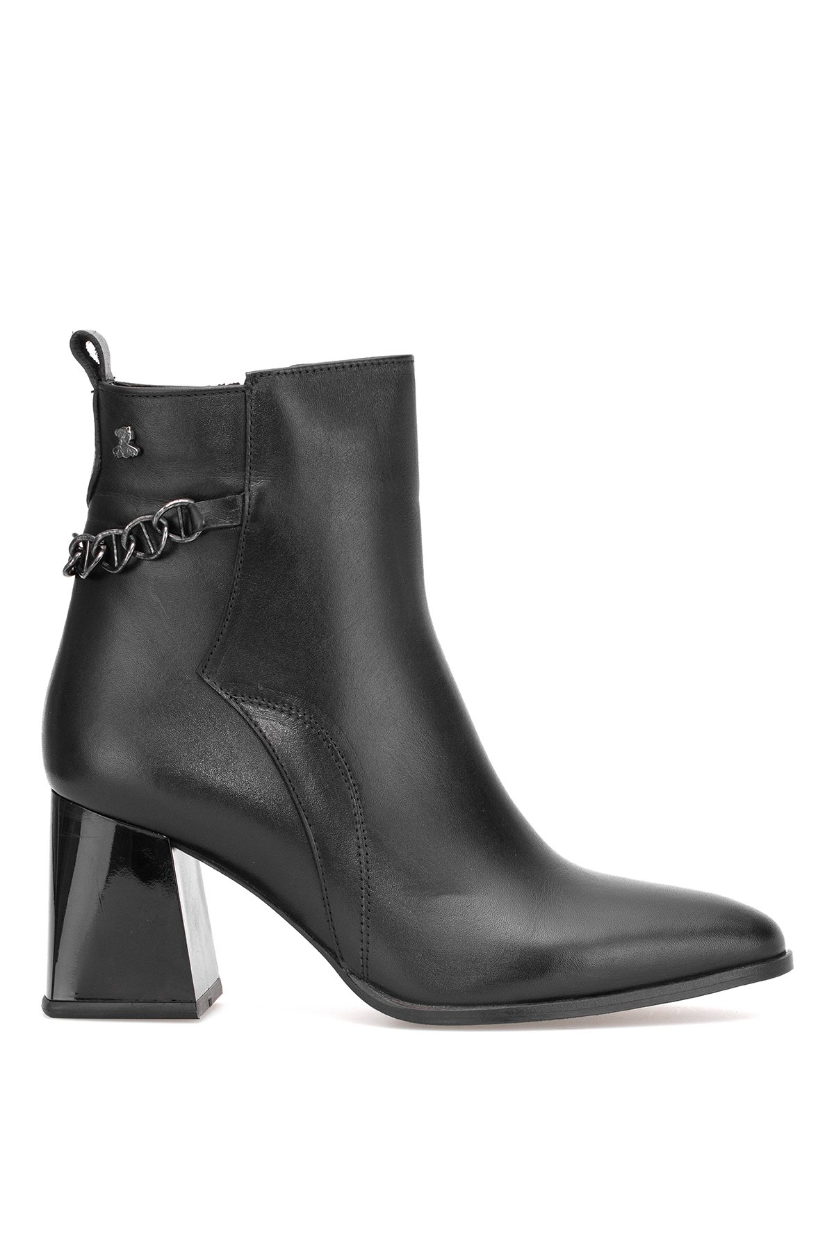 2553903K Kadın Hakiki Deri Topuklu Bot Siyah - Görsel 2
