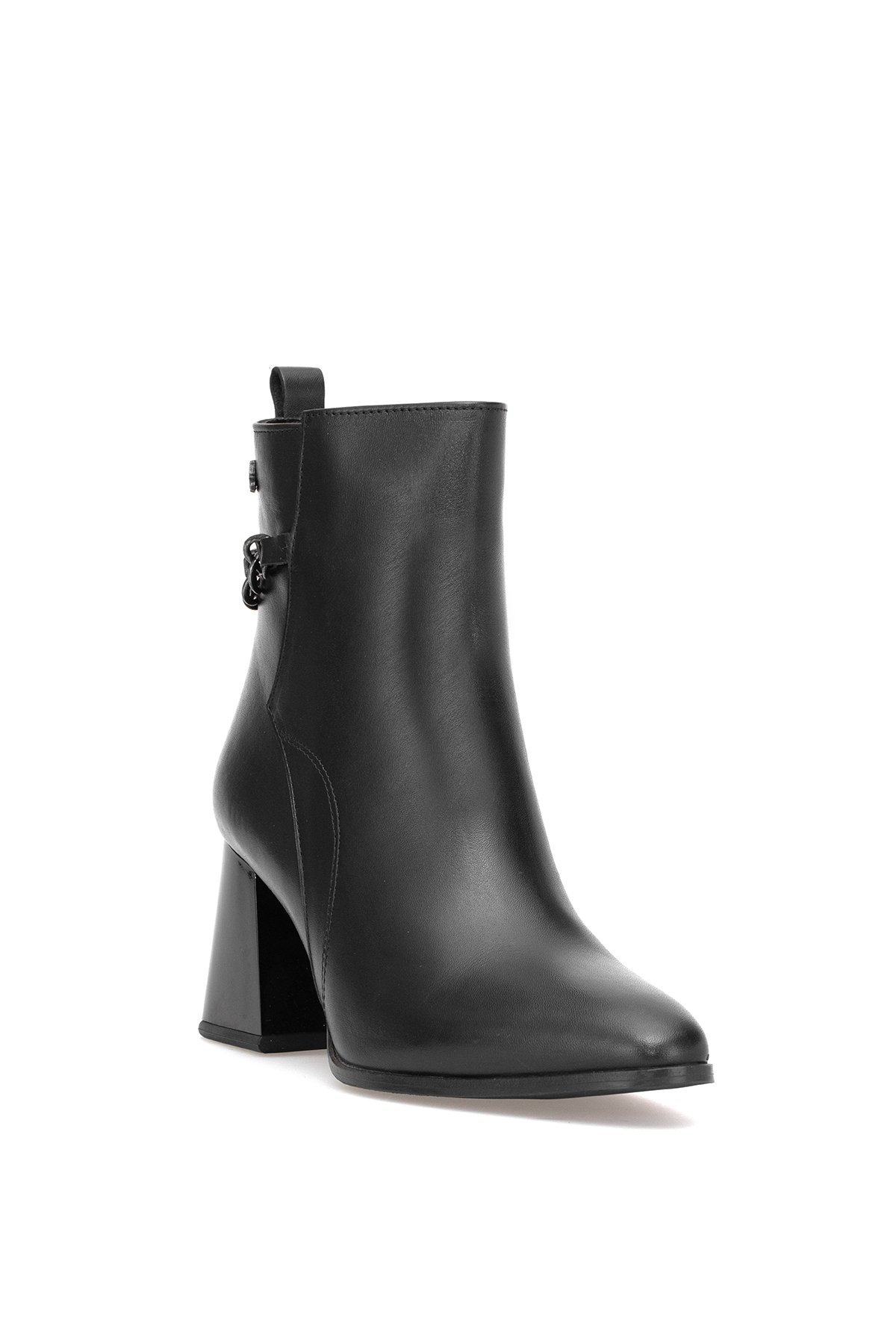 2553903K Kadın Hakiki Deri Topuklu Bot Siyah - Görsel 3