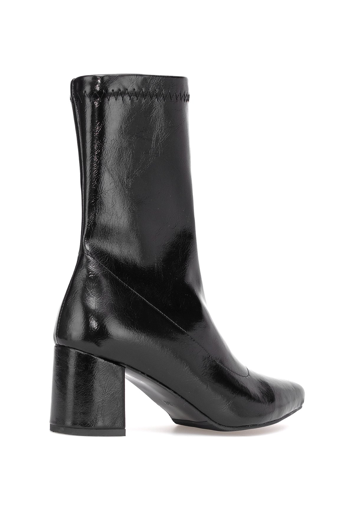 Elit PM08 K1783-2 Kadın Topuklu Bot Siyah - Görsel 5