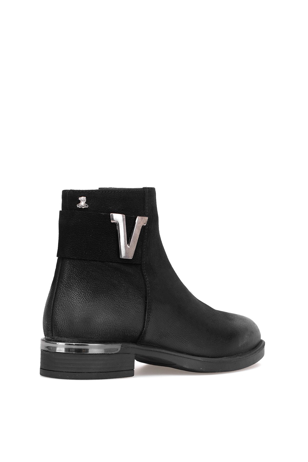 2553202K Kadın Hakiki Deri Klasik Bot Siyah - Görsel 5