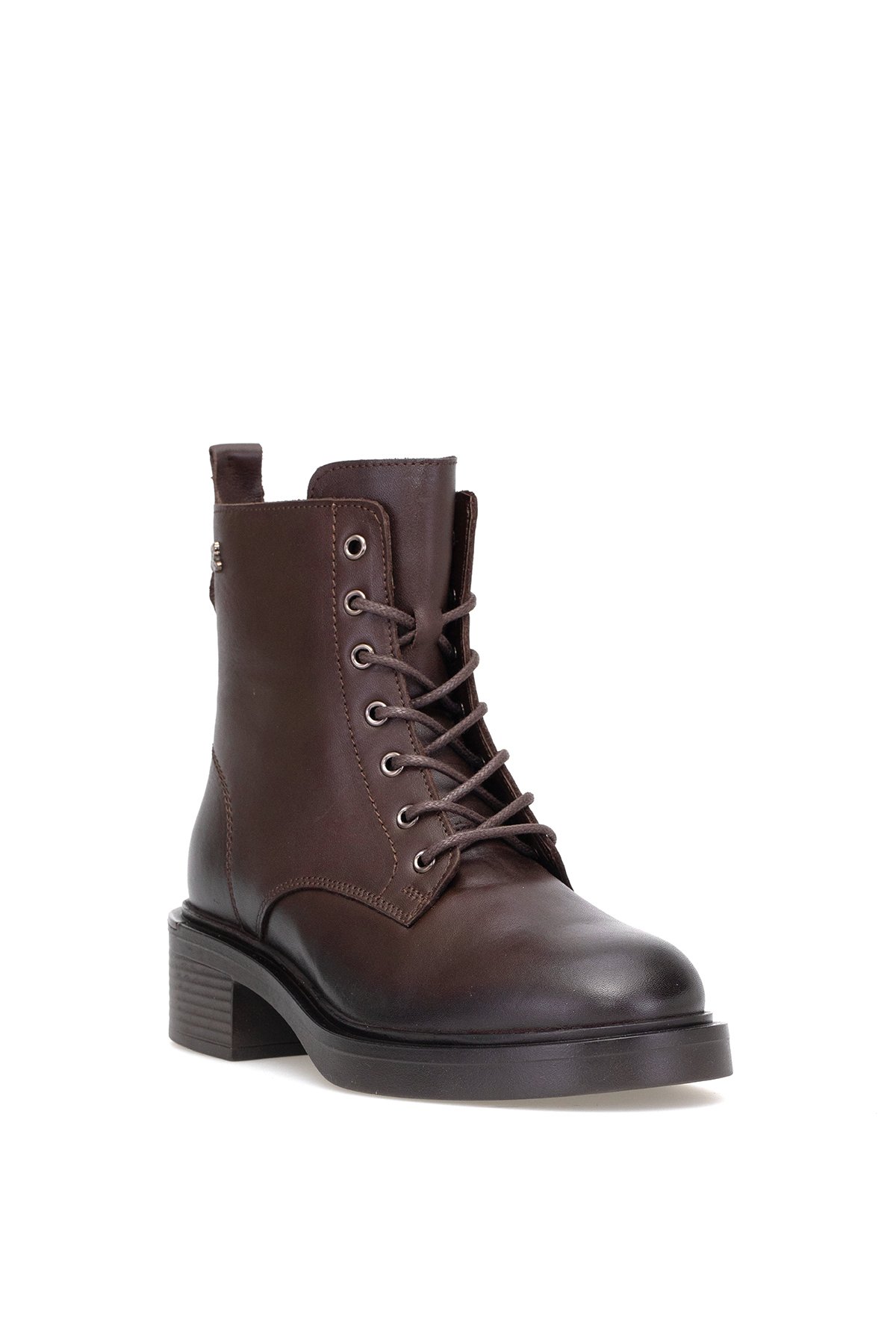 2553401K Kadın Hakiki Deri Klasik Bot Kahverengi - Görsel 3