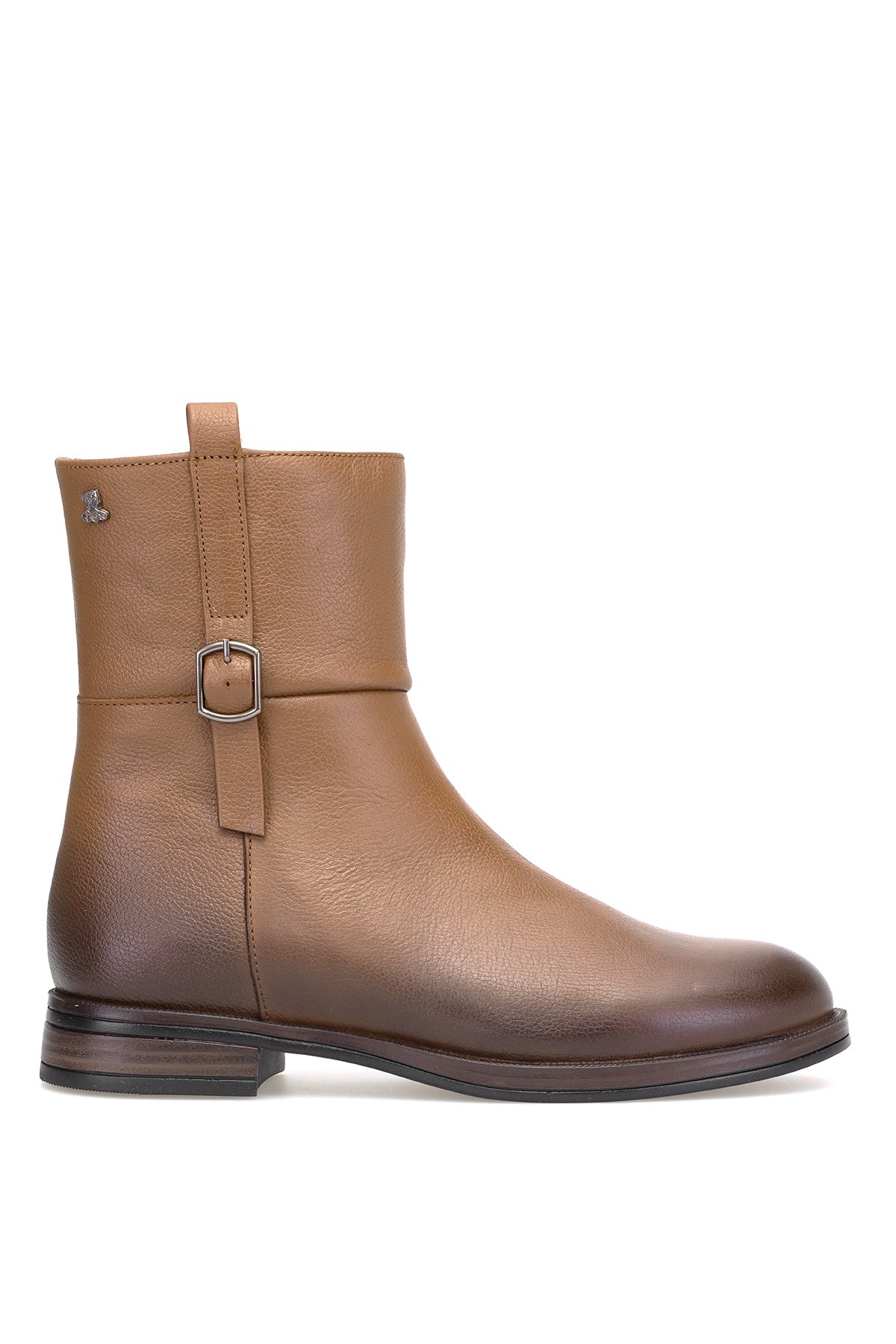 2552701K Kadın Hakiki Deri Klasik Bot Taba - Görsel 2