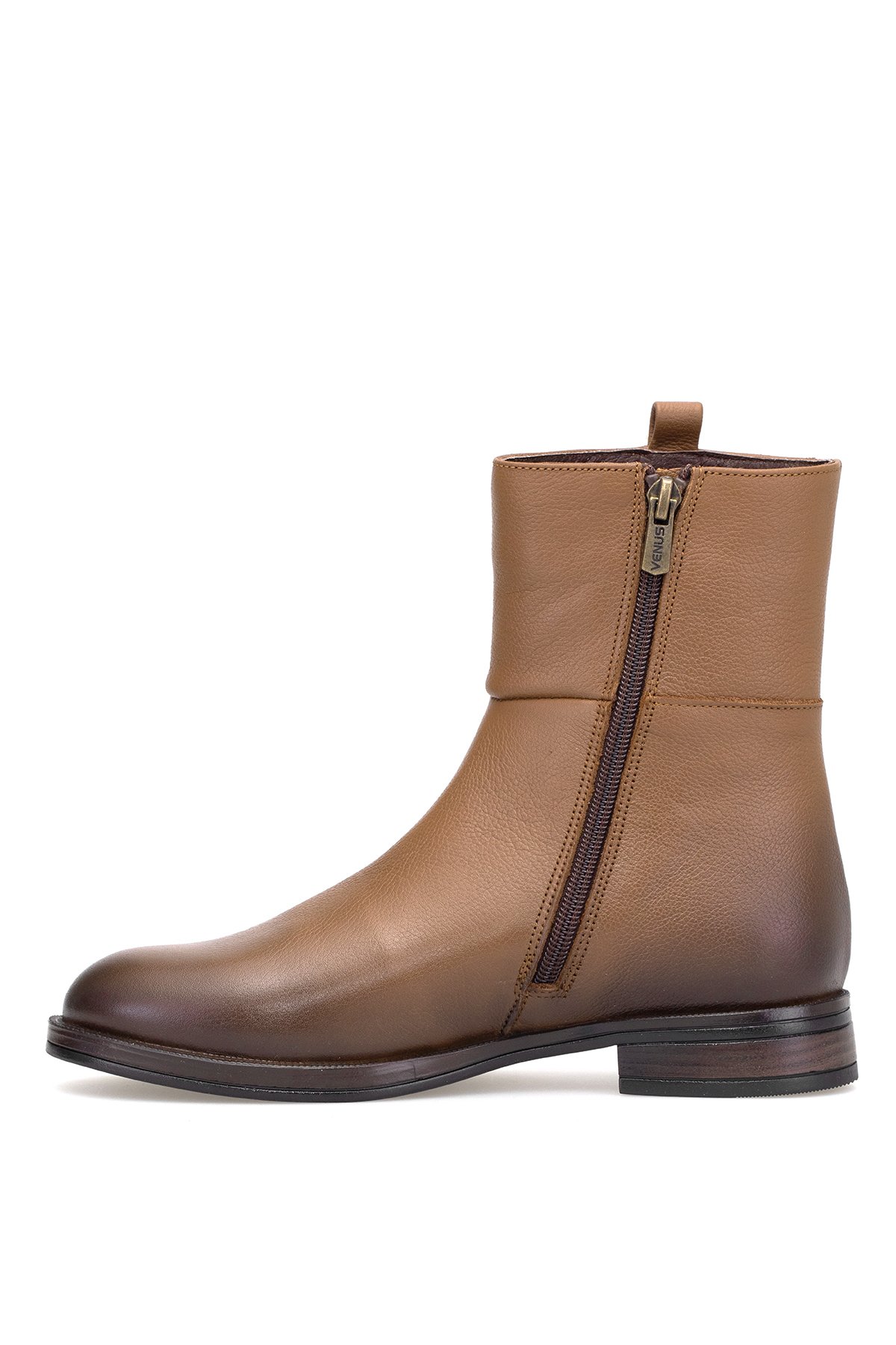 2552701K Kadın Hakiki Deri Klasik Bot Taba - Görsel 4