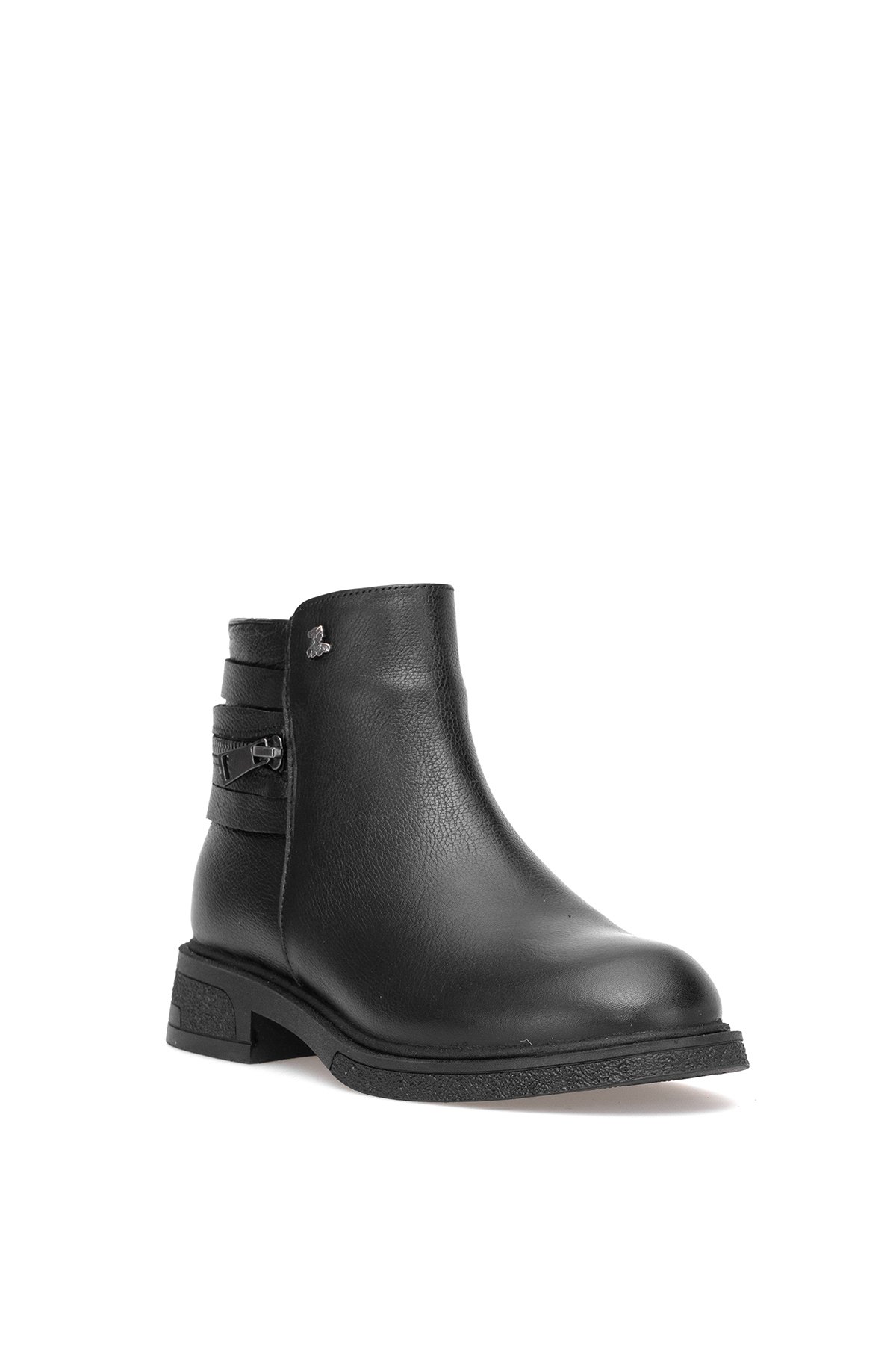 2551022K Kadın Hakiki Deri Klasik Bot Siyah - Görsel 3