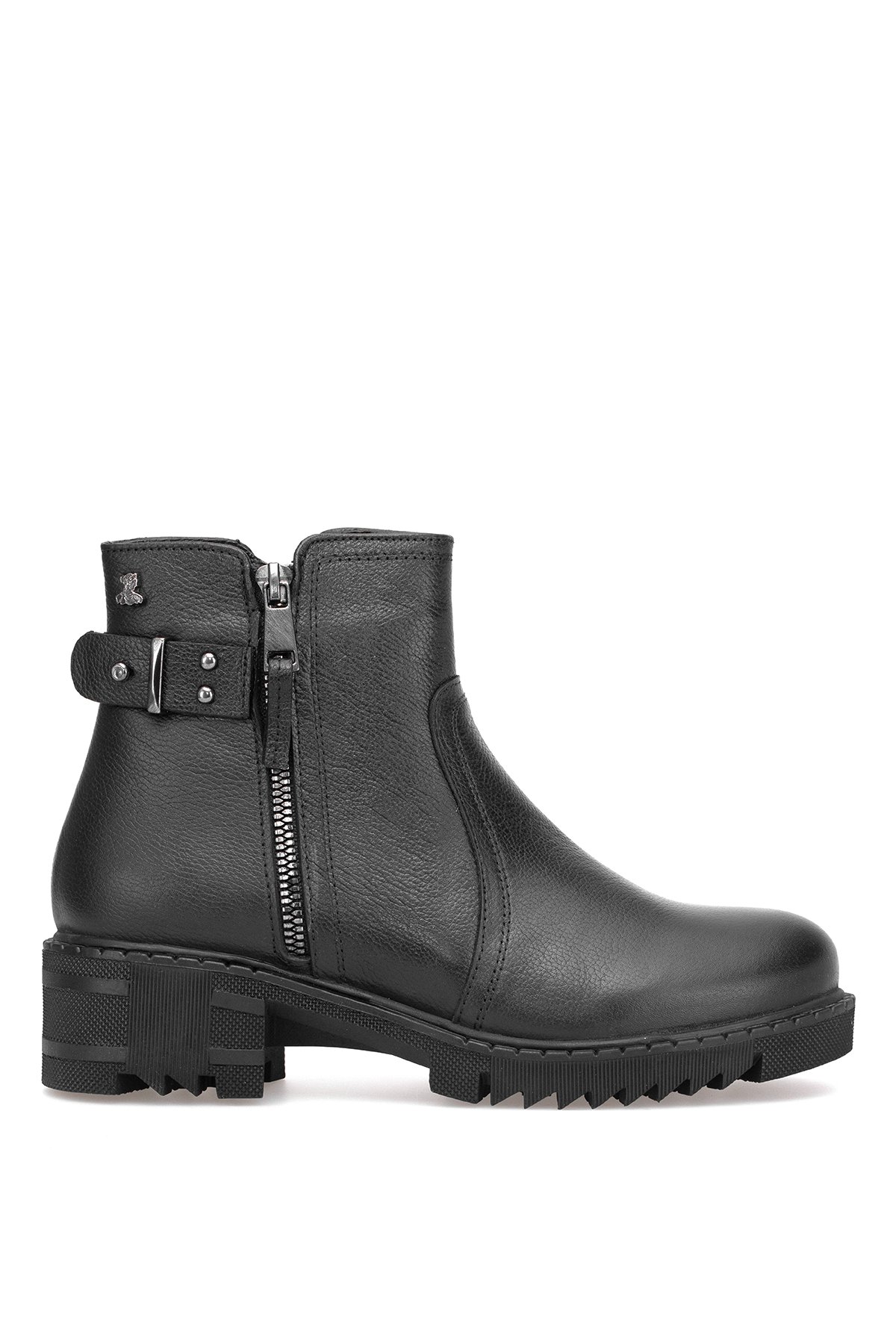 1950807K Kadın Hakiki Deri Klasik Bot Siyah - Görsel 2