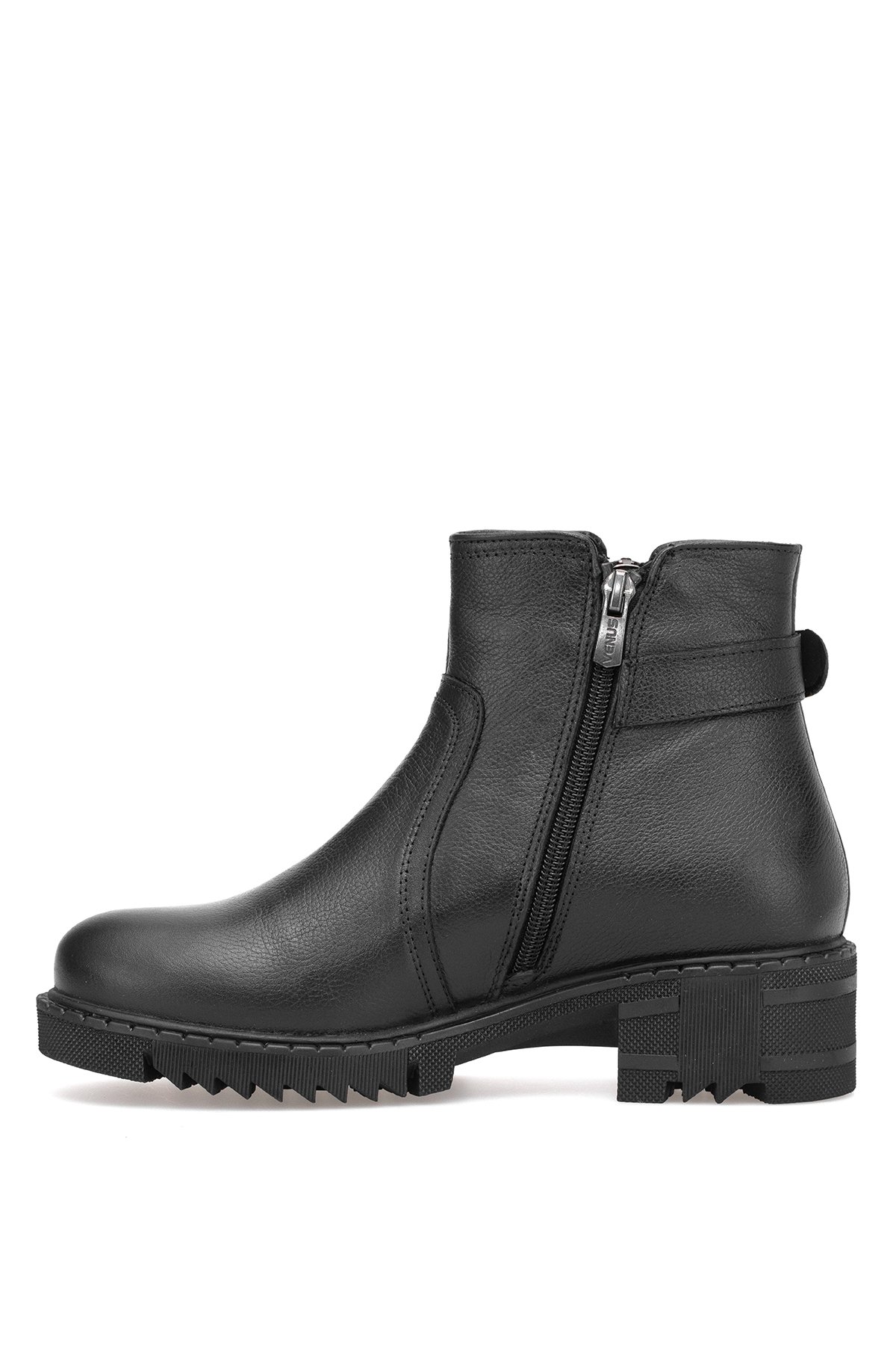 1950807K Kadın Hakiki Deri Klasik Bot Siyah - Görsel 4