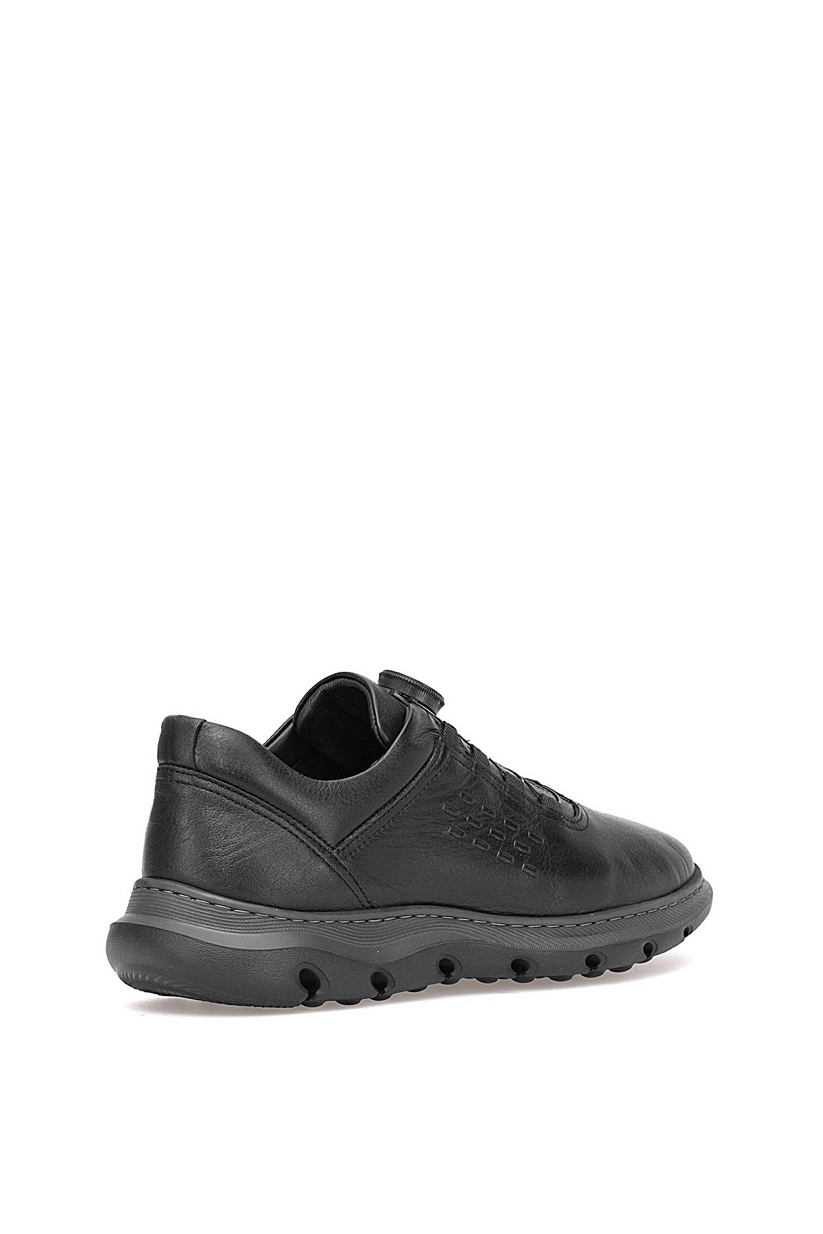 M480 Erkek Hakiki Deri Casual Ayakkabı Siyah - Görsel 5