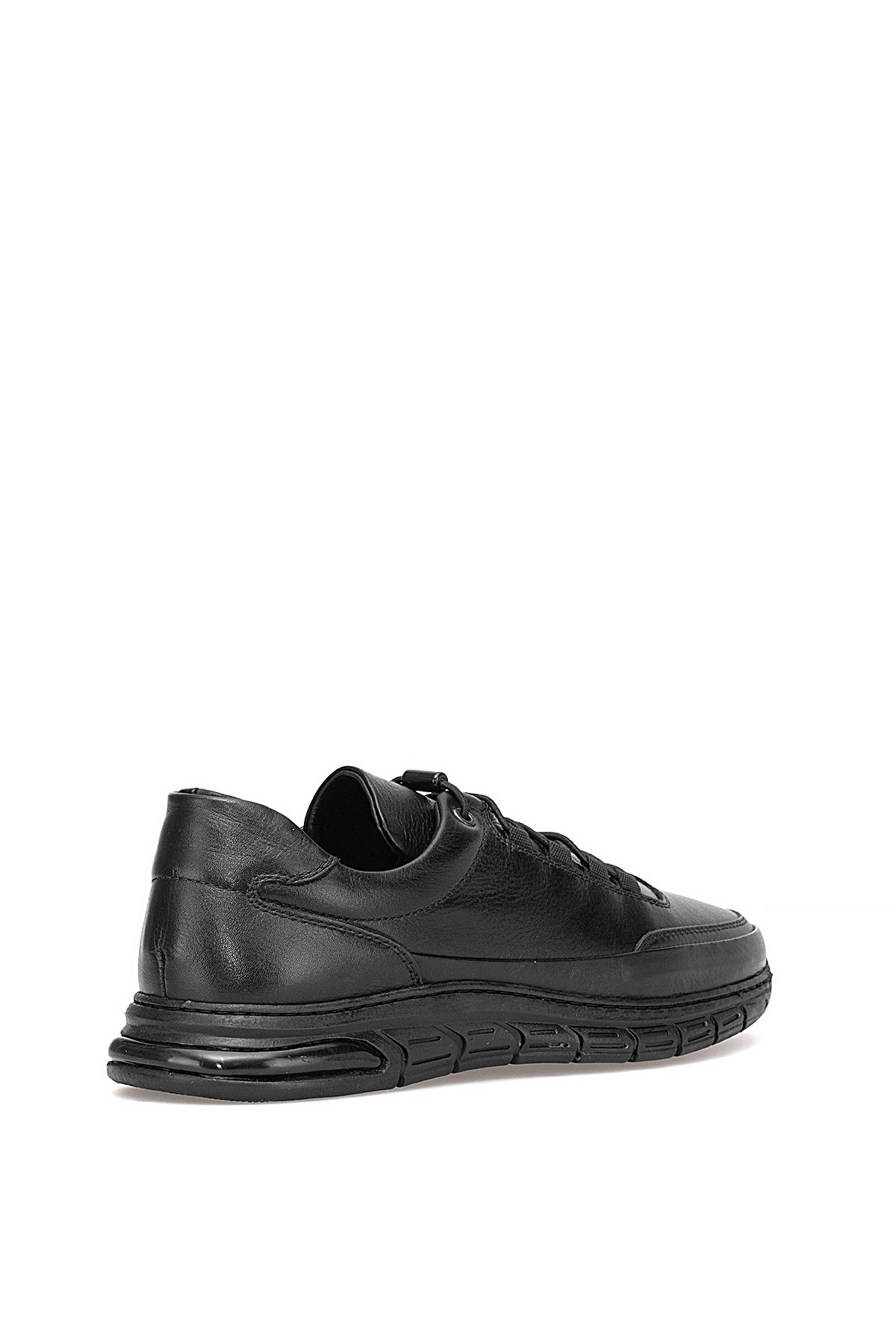 1154 Erkek Hakiki Deri Casual Ayakkabı Siyah - Görsel 5