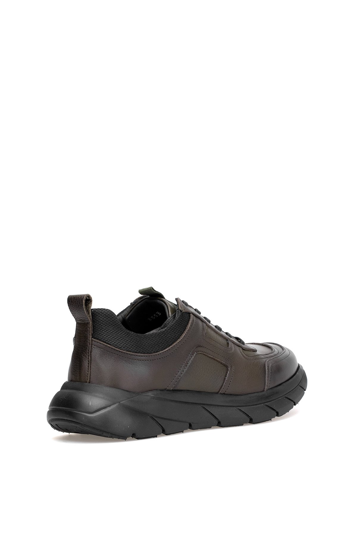 152-22368 Erkek Hakiki Deri Casual Ayakkabı Haki - Görsel 5