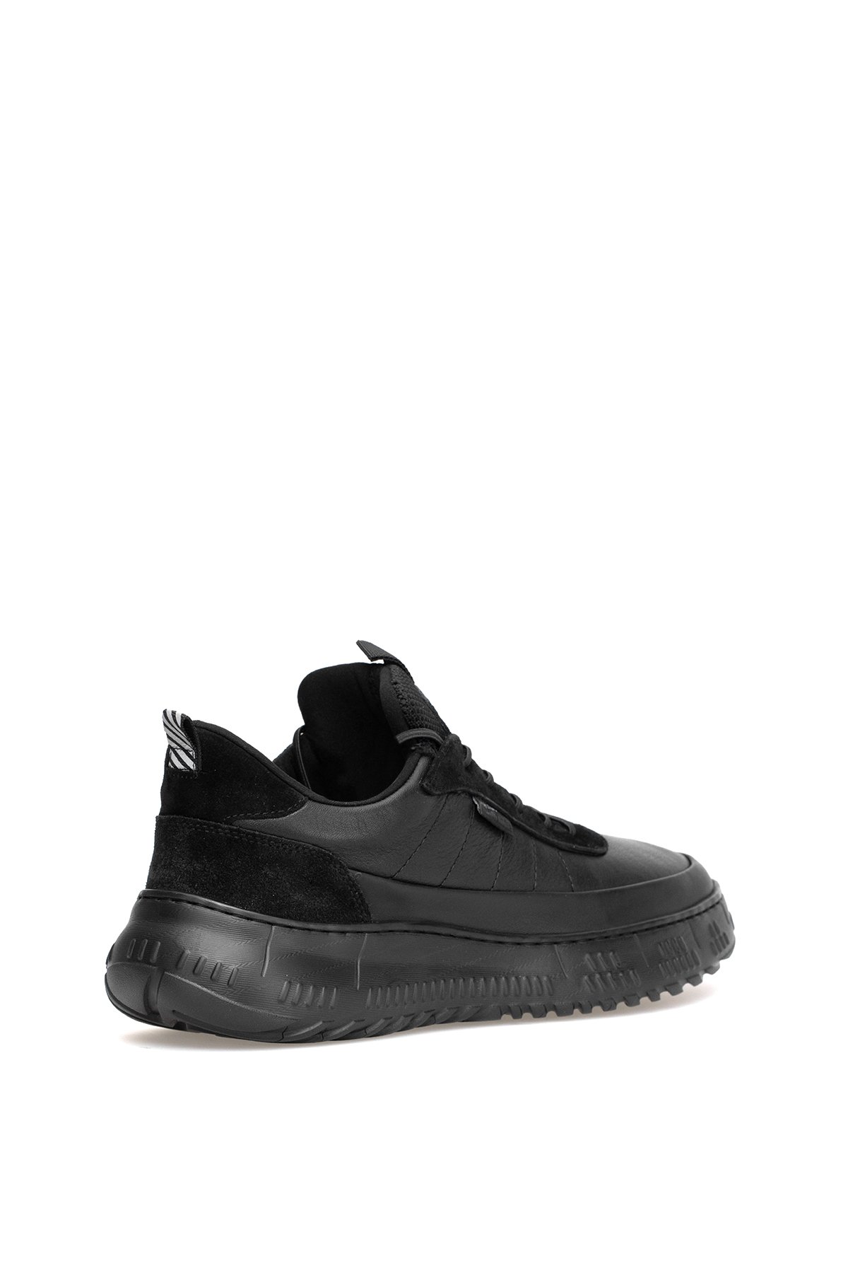 152-22487 Erkek Hakiki Deri Casual Ayakkabı Siyah - Görsel 5