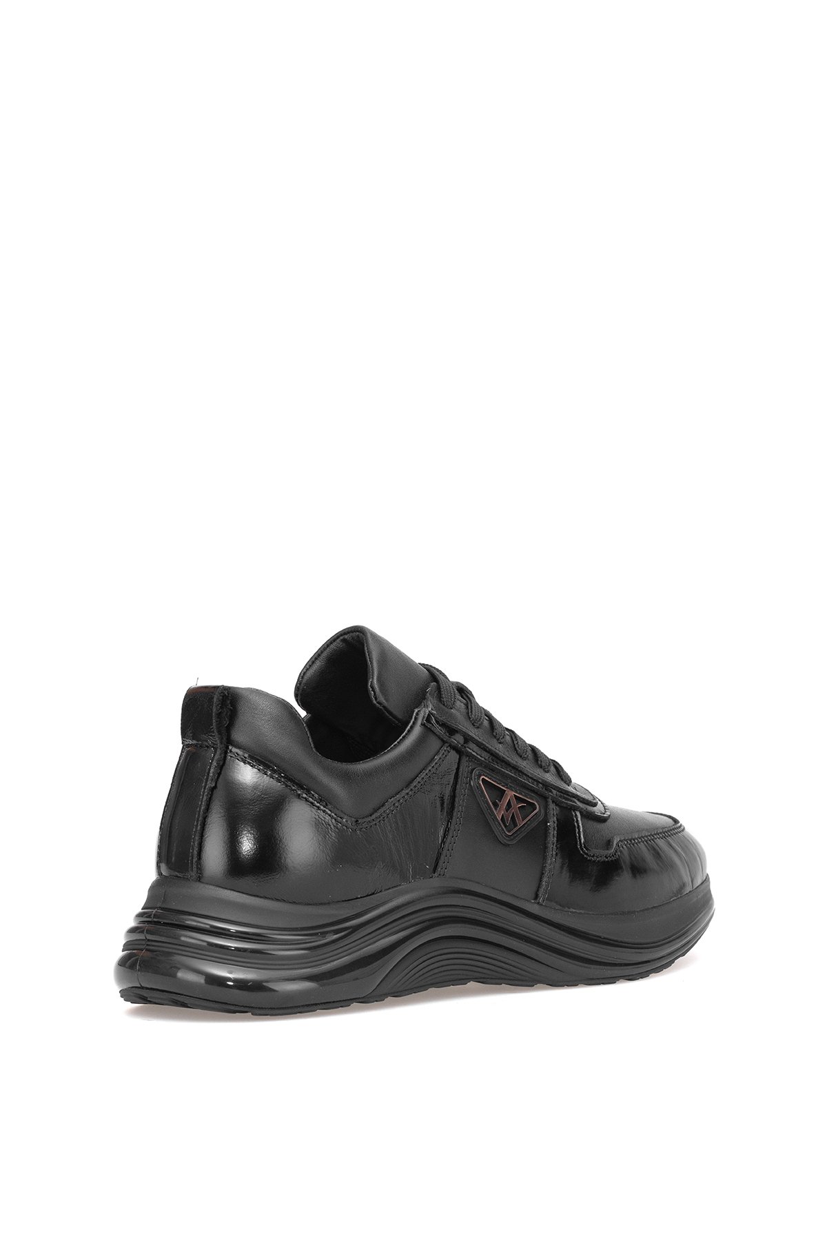 Elit ERLALB721 Erkek Hakiki Deri Ortopedik Casual Ayakkabı Siyah - Görsel 5
