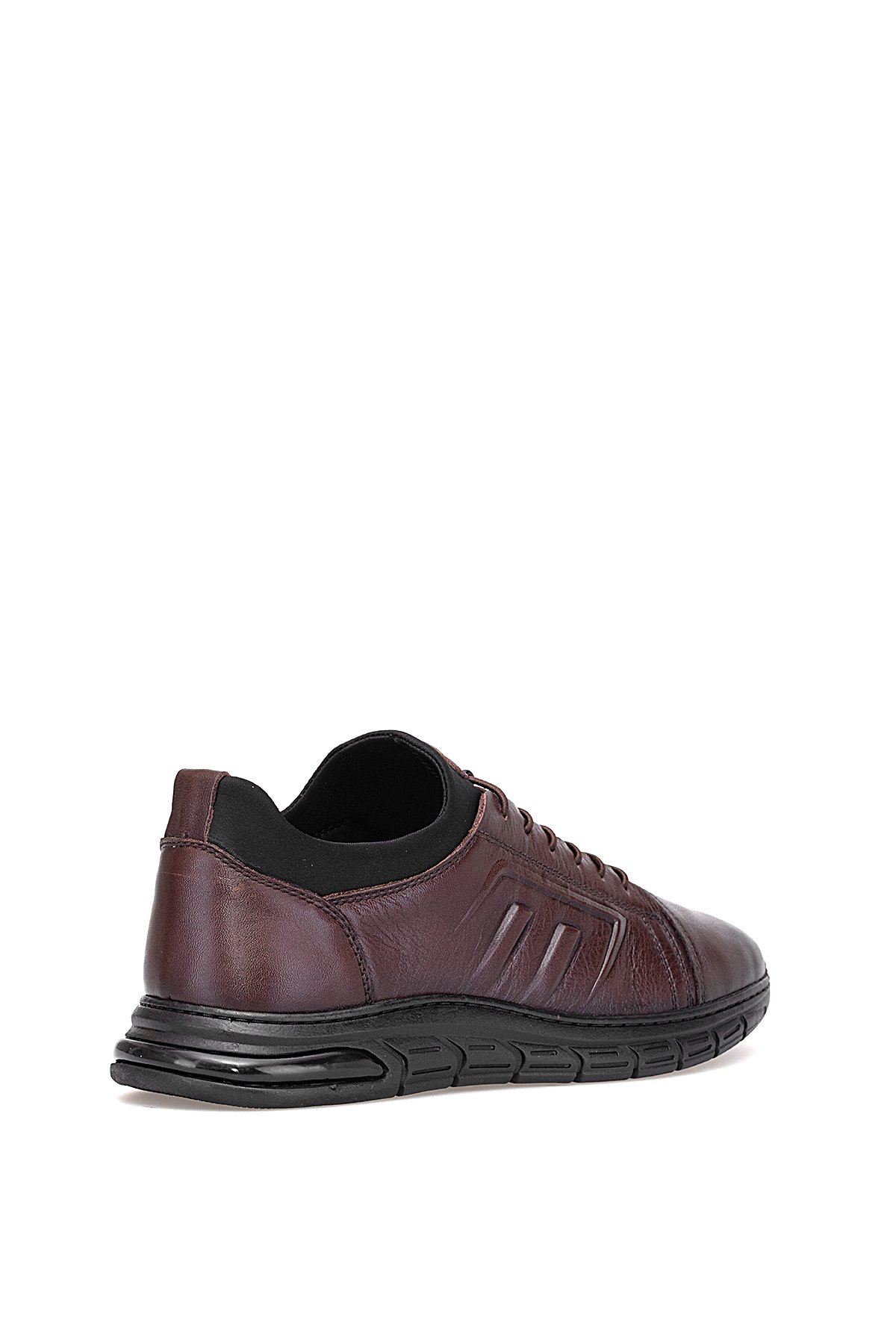 M271-1 Erkek Hakiki Deri Casual Ayakkabı Kahverengi - Görsel 5