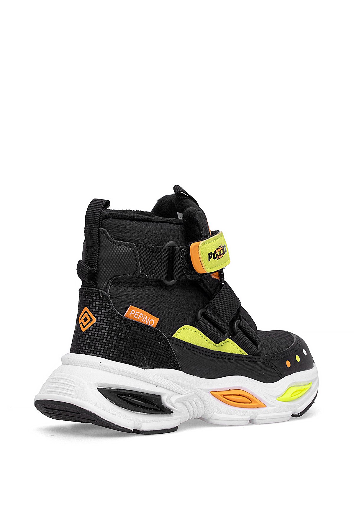 FK25-2087 Filet Erkek Çocuk Kar Botu Siyah - Sarı - Görsel 5