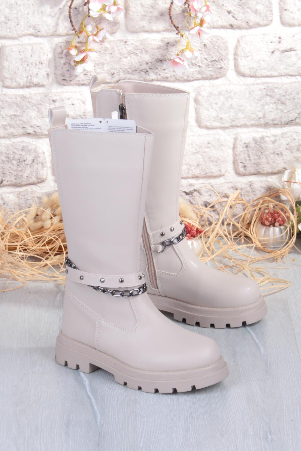 Cool Paris Anatomik Sıcak Astar Kaymaz Taban Kız Çocuk Çizme - Görsel 2