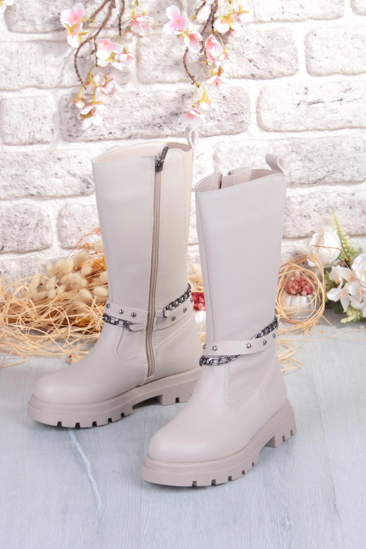 Cool Paris Anatomik Sıcak Astar Kaymaz Taban Kız Çocuk Çizme - Görsel 4