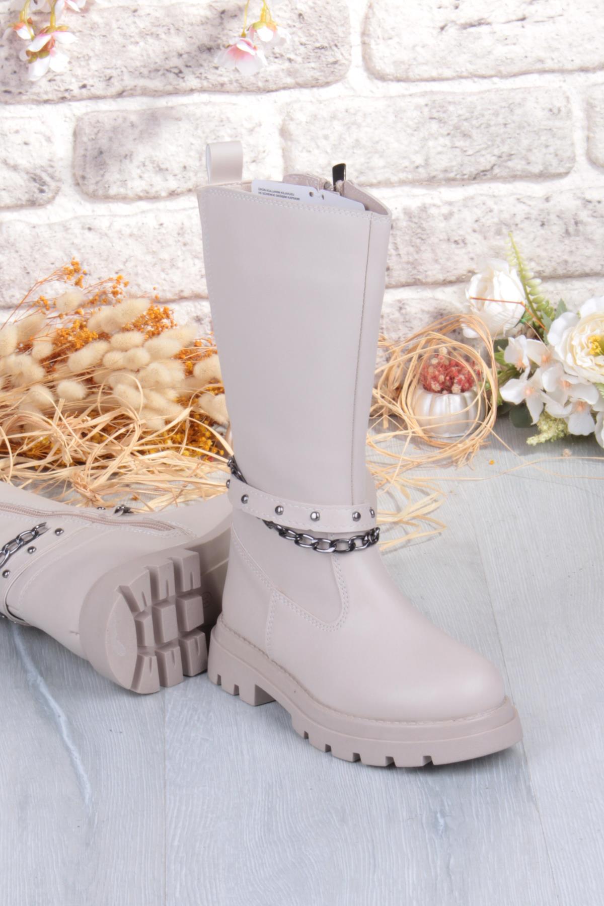 Cool Paris Anatomik Sıcak Astar Kaymaz Taban Kız Çocuk Çizme - Görsel 6