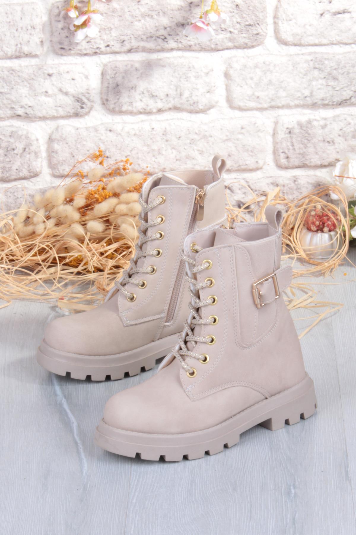 Cool Aleda Anatomik Sıcak Astar Kaymaz Taban Kız Çocuk Bot - Görsel 4