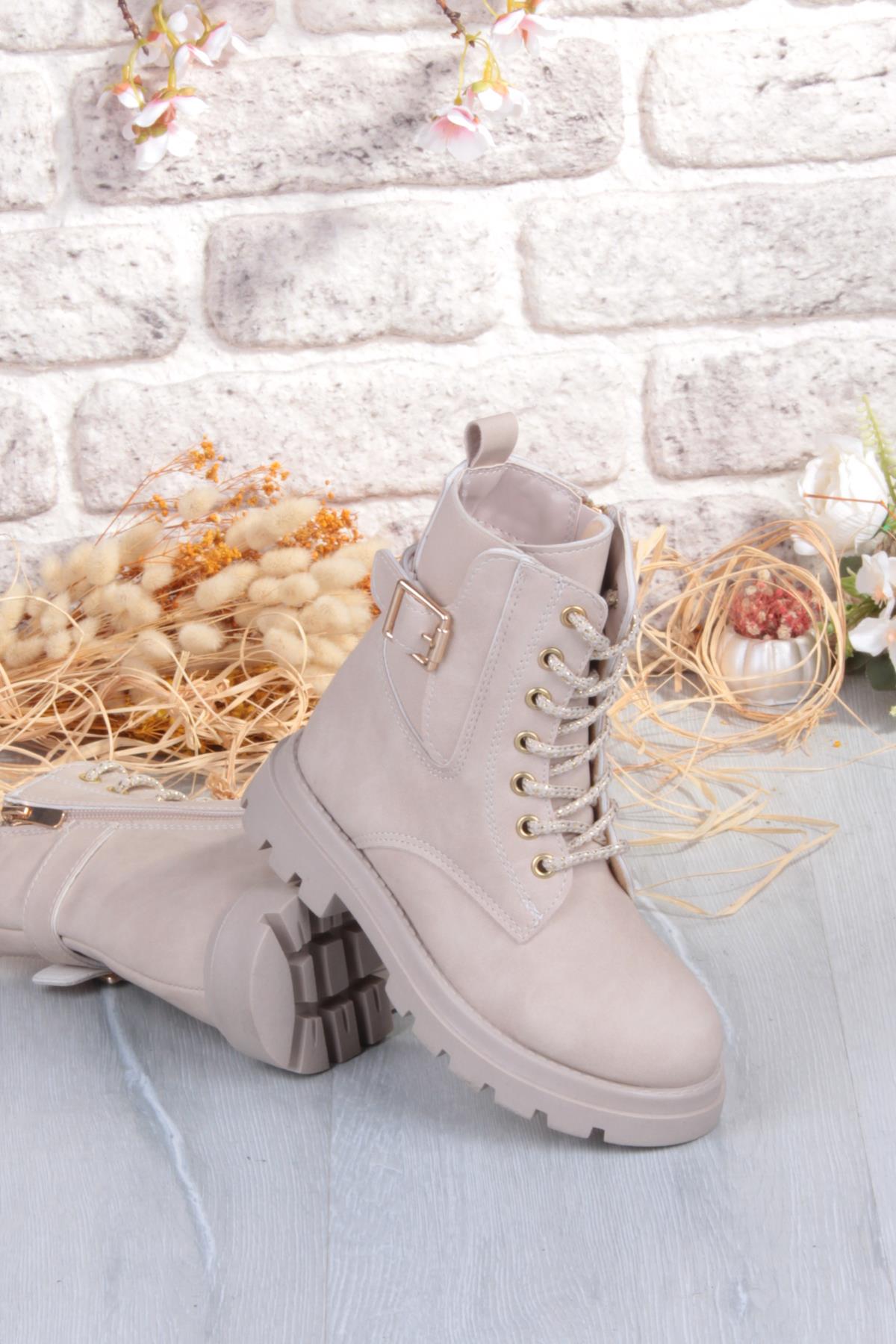 Cool Aleda Anatomik Sıcak Astar Kaymaz Taban Kız Çocuk Bot - Görsel 6