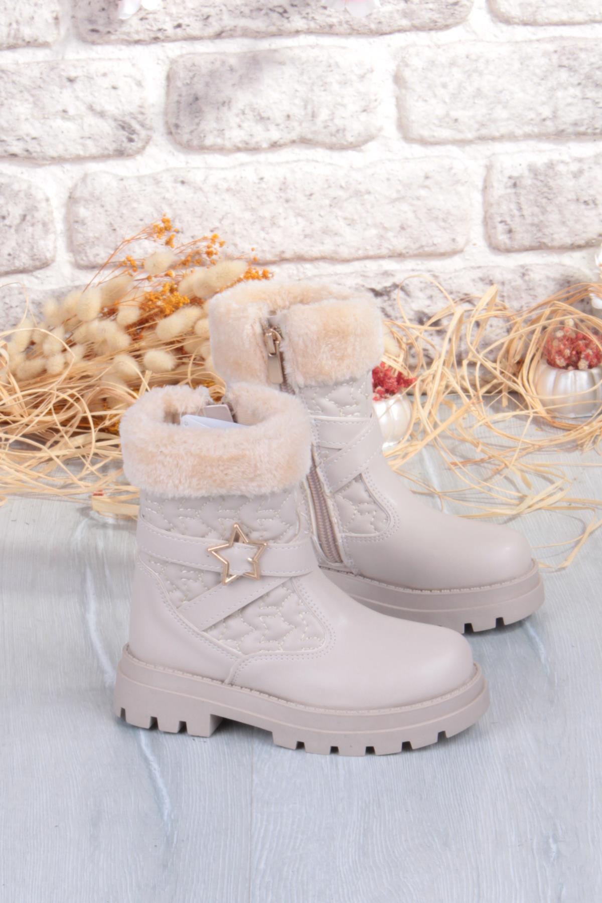 Cool Evla Anatomik Sıcak Astar Kaymaz Taban Kız Çocuk Bot - Görsel 2