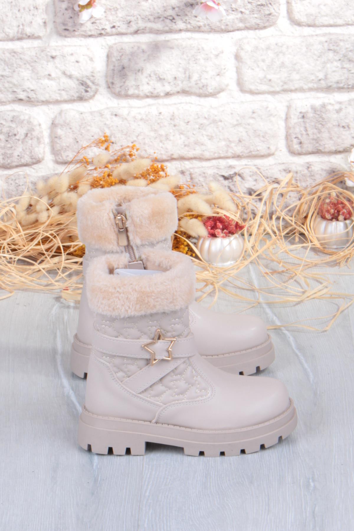 Cool Evla Anatomik Sıcak Astar Kaymaz Taban Kız Çocuk Bot - Görsel 3