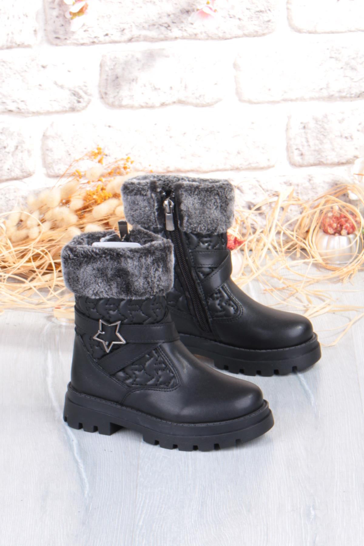 Cool Evla Anatomik Sıcak Astar Kaymaz Taban Kız Çocuk Bot - Görsel 2