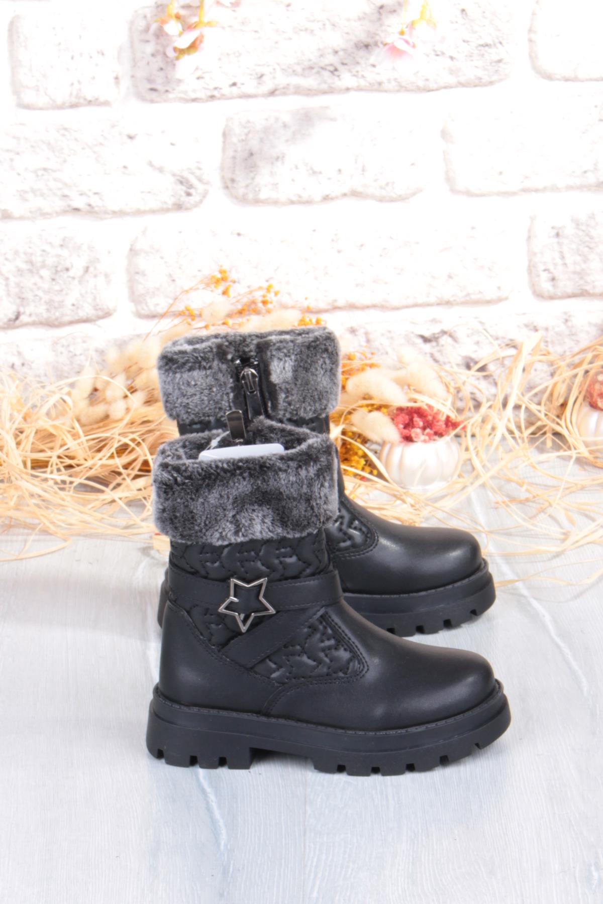 Cool Evla Anatomik Sıcak Astar Kaymaz Taban Kız Çocuk Bot - Görsel 3