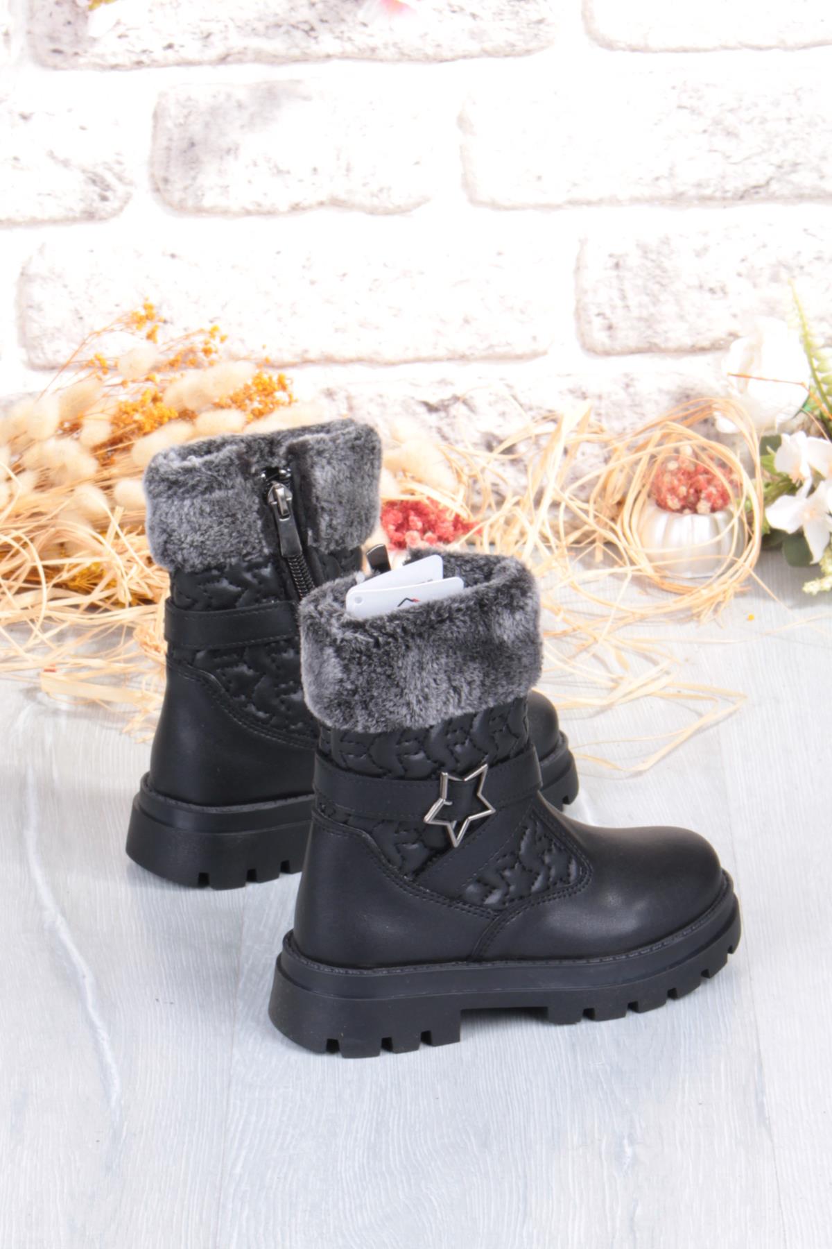 Cool Evla Anatomik Sıcak Astar Kaymaz Taban Kız Çocuk Bot - Görsel 5