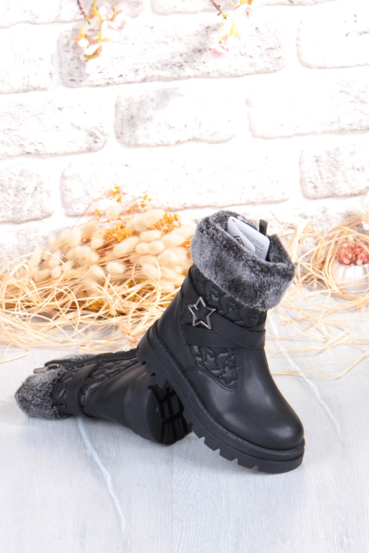 Cool Evla Anatomik Sıcak Astar Kaymaz Taban Kız Çocuk Bot - Görsel 6